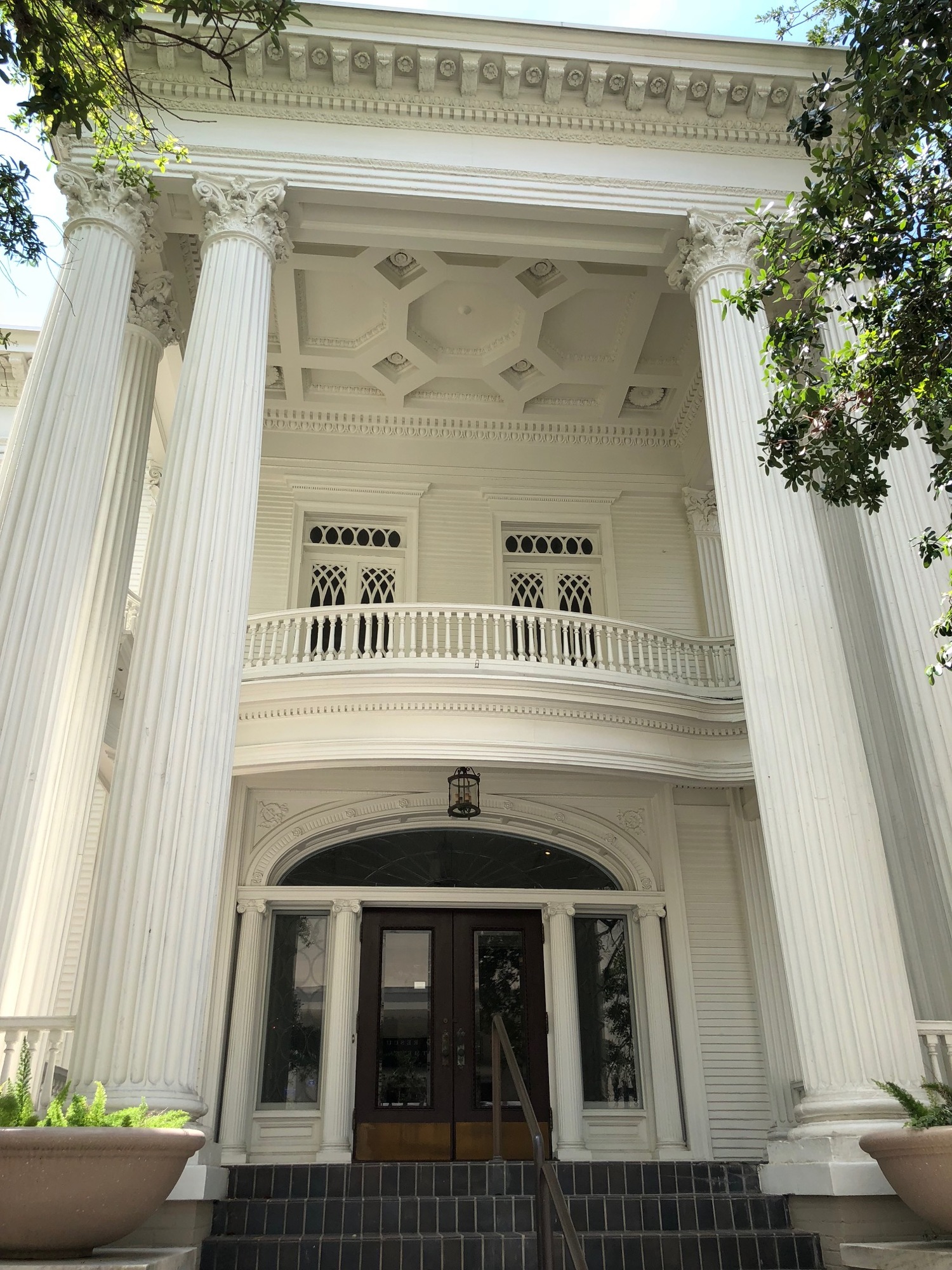 The entrance to the Porter House Mansion at 510 N. Julia St.