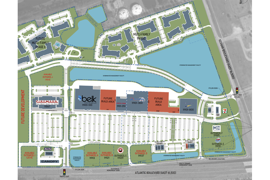 A site plan for Atlantic North shows the filled-in areas.