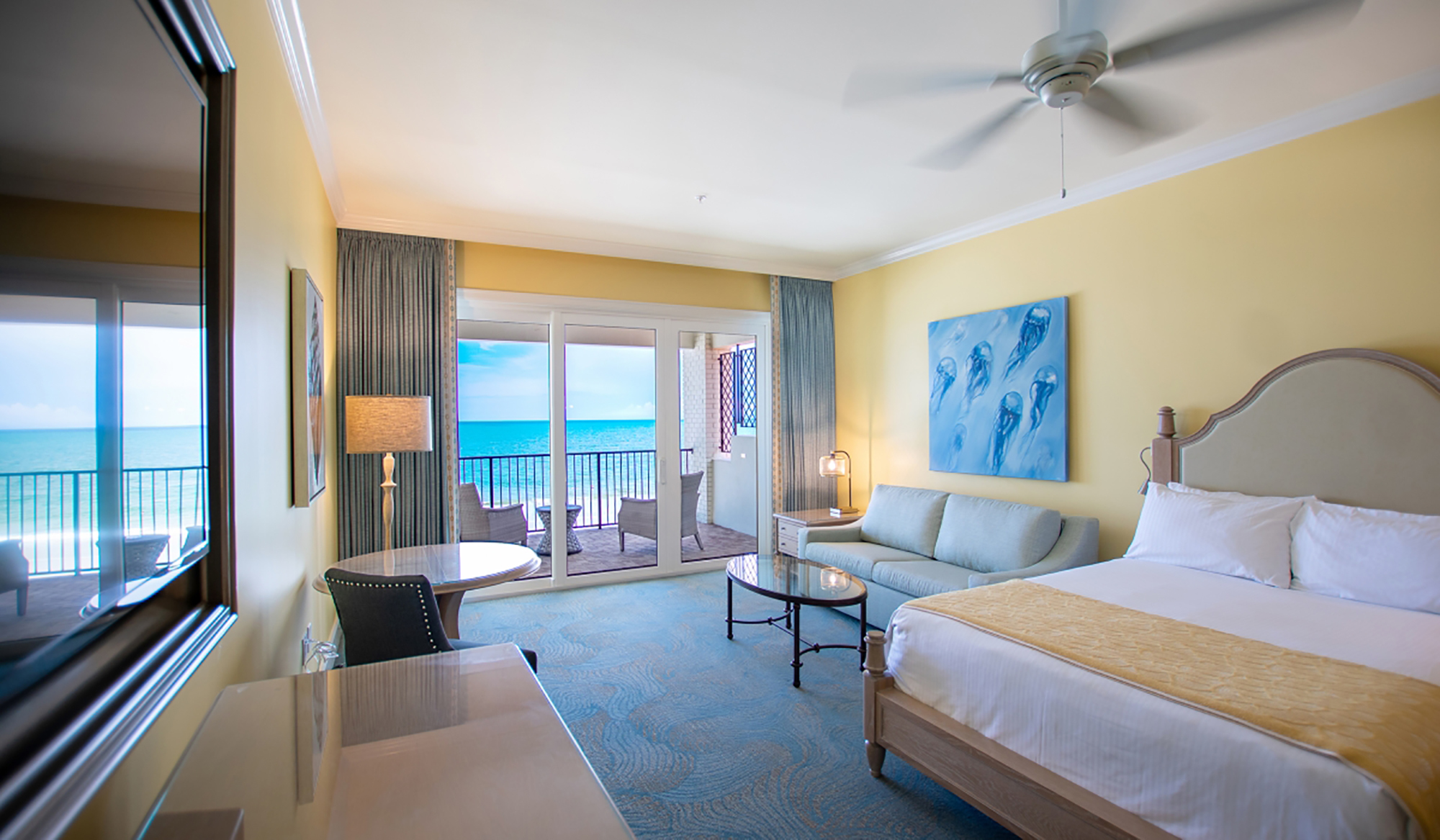 A superior luxury king room available in either Peyton or Ocean House.