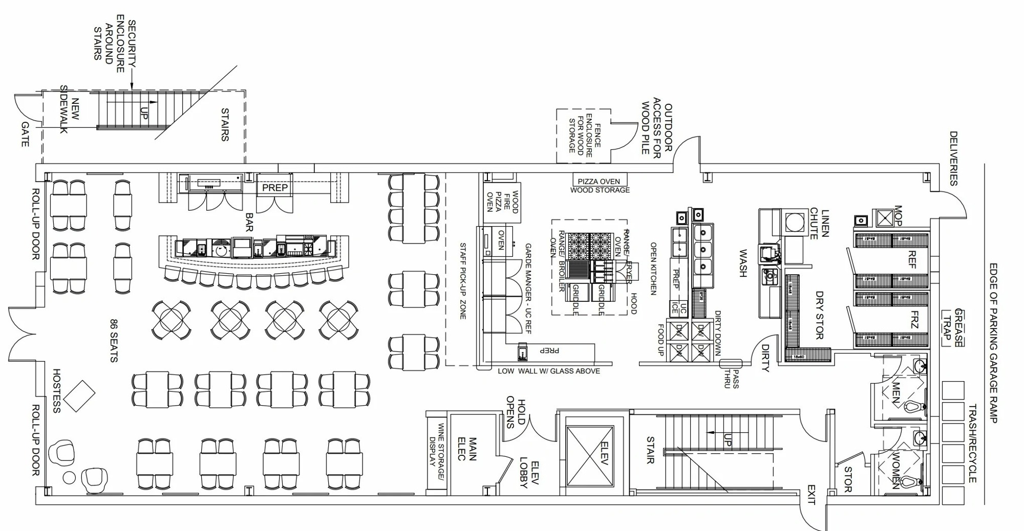 Plans for the first of three levels for Maritime 618.