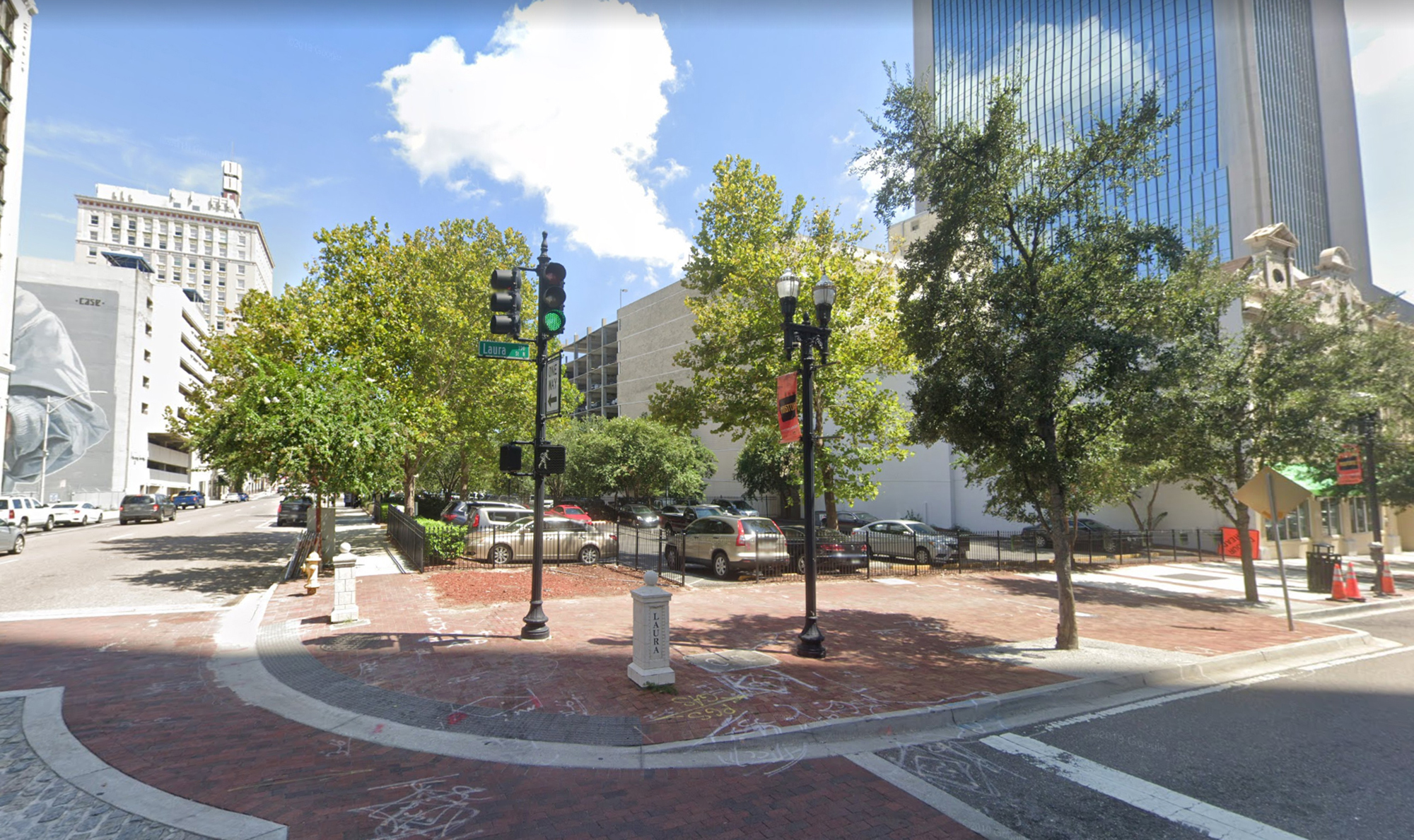 VyStar is under contract to buy this lot at 54 W. Forsyth St. (Google)