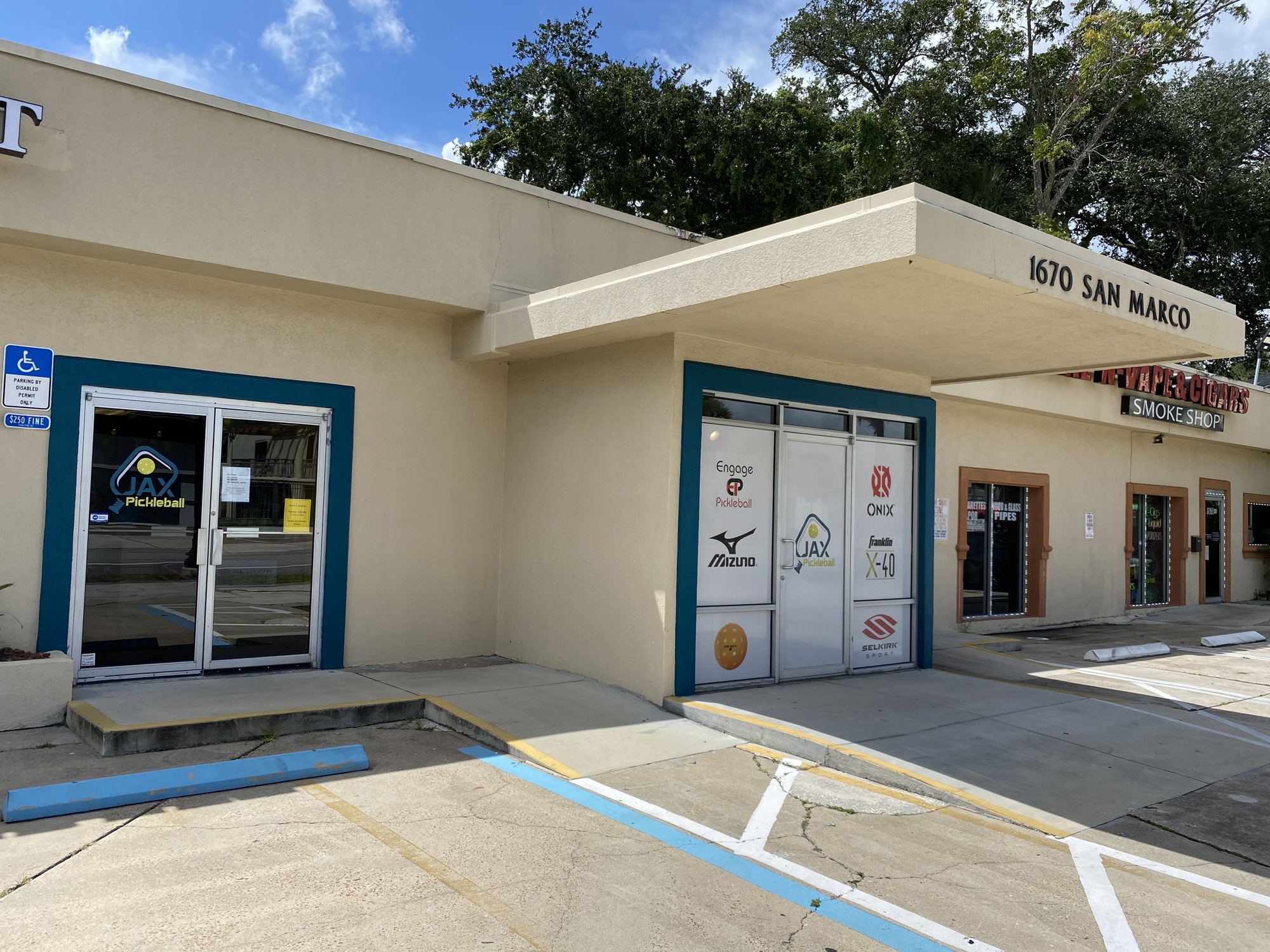 Jax Pickleball at 1670 San Marco Blvd. is in a space that previously was a candy store.