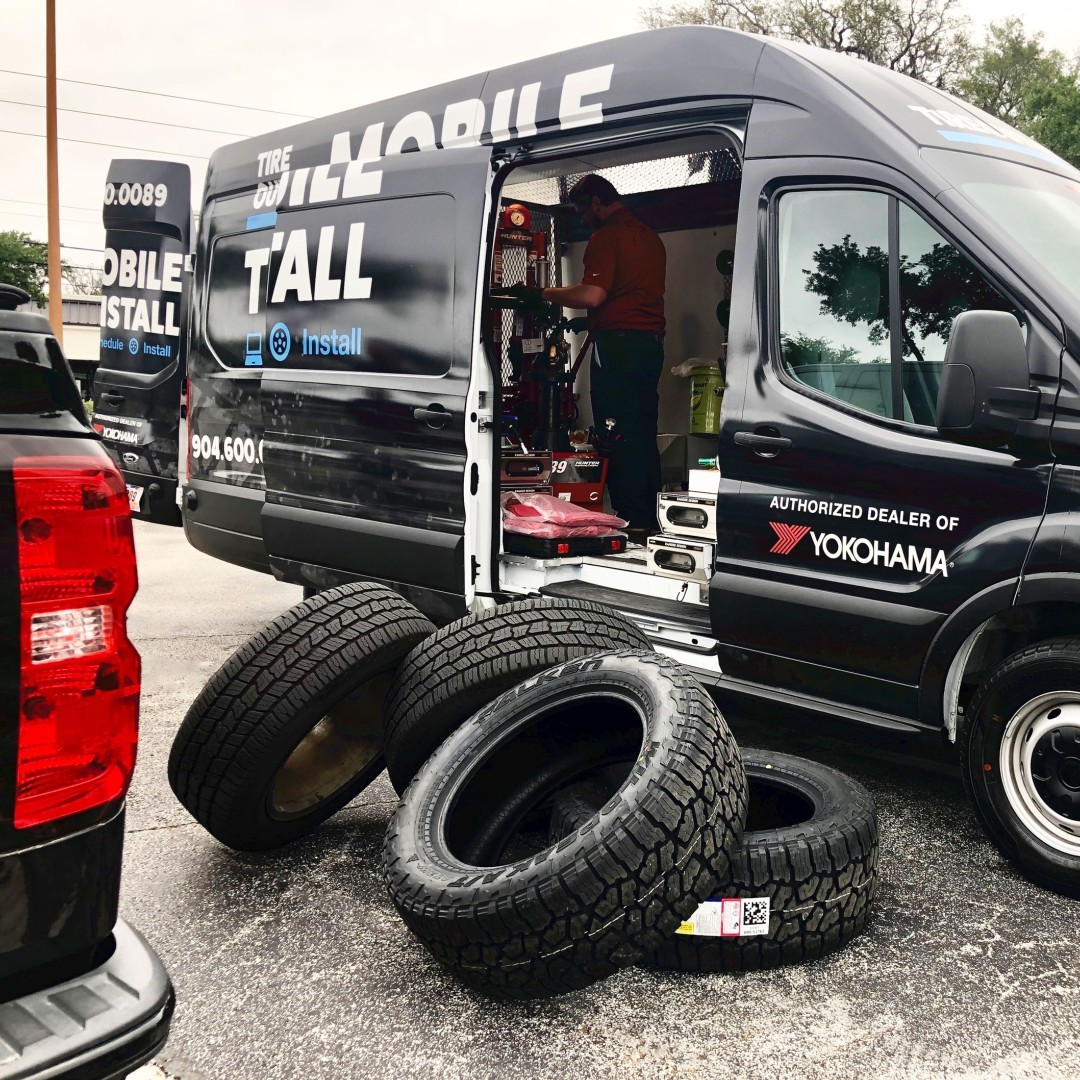 Tire Outlet launched a mobile installation service in February before the pandemic struck.
