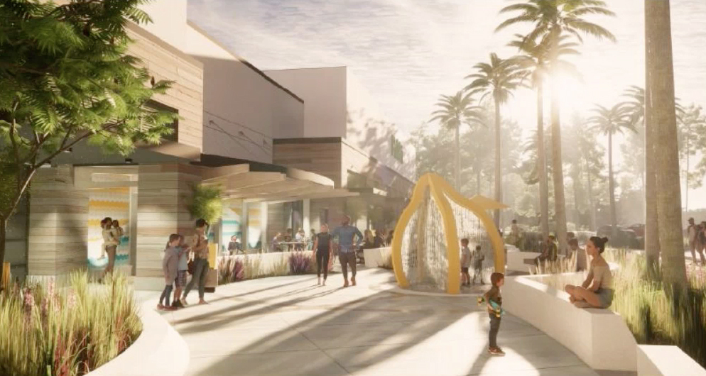 Artwork is shown in front of the new Publix in this rendering.