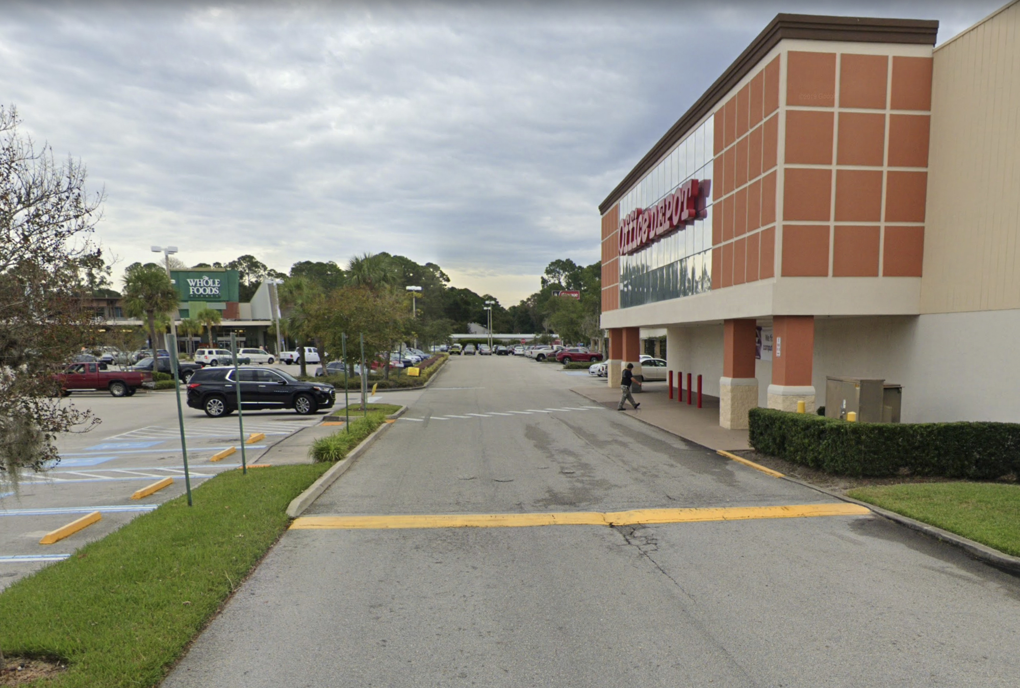 Office Depot is in the Mandarin Landing shopping center anchored by Whole Foods Market. (Google)