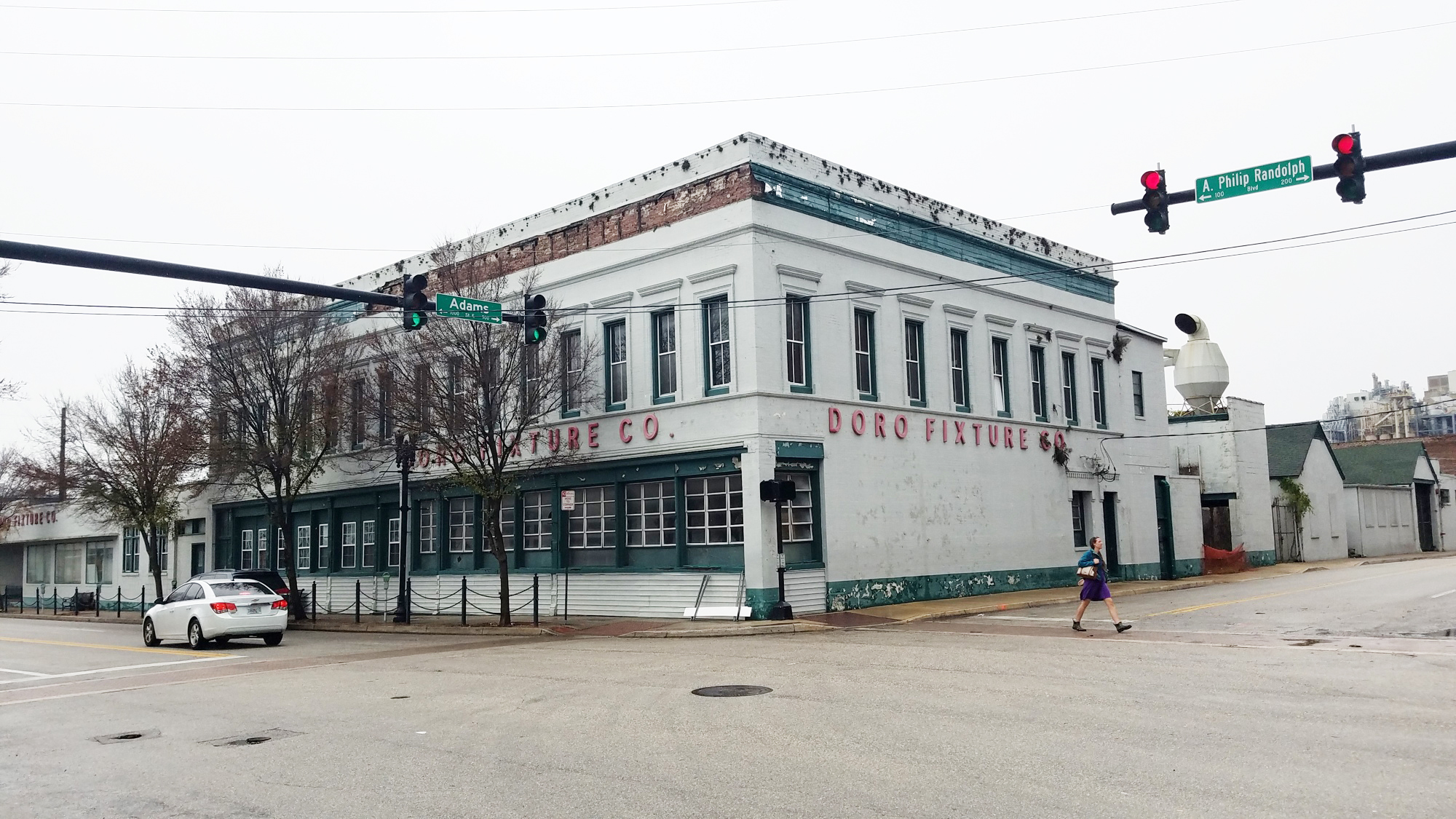 The Doro Fixture Co. building will be torn down to make way for the apartment development.