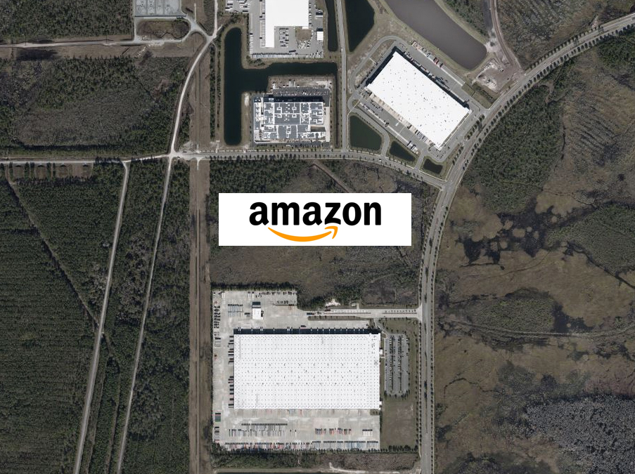 The Amazon site is at 13450 Waterworks St. at AllianceFlorida at Cecil Commerce Center