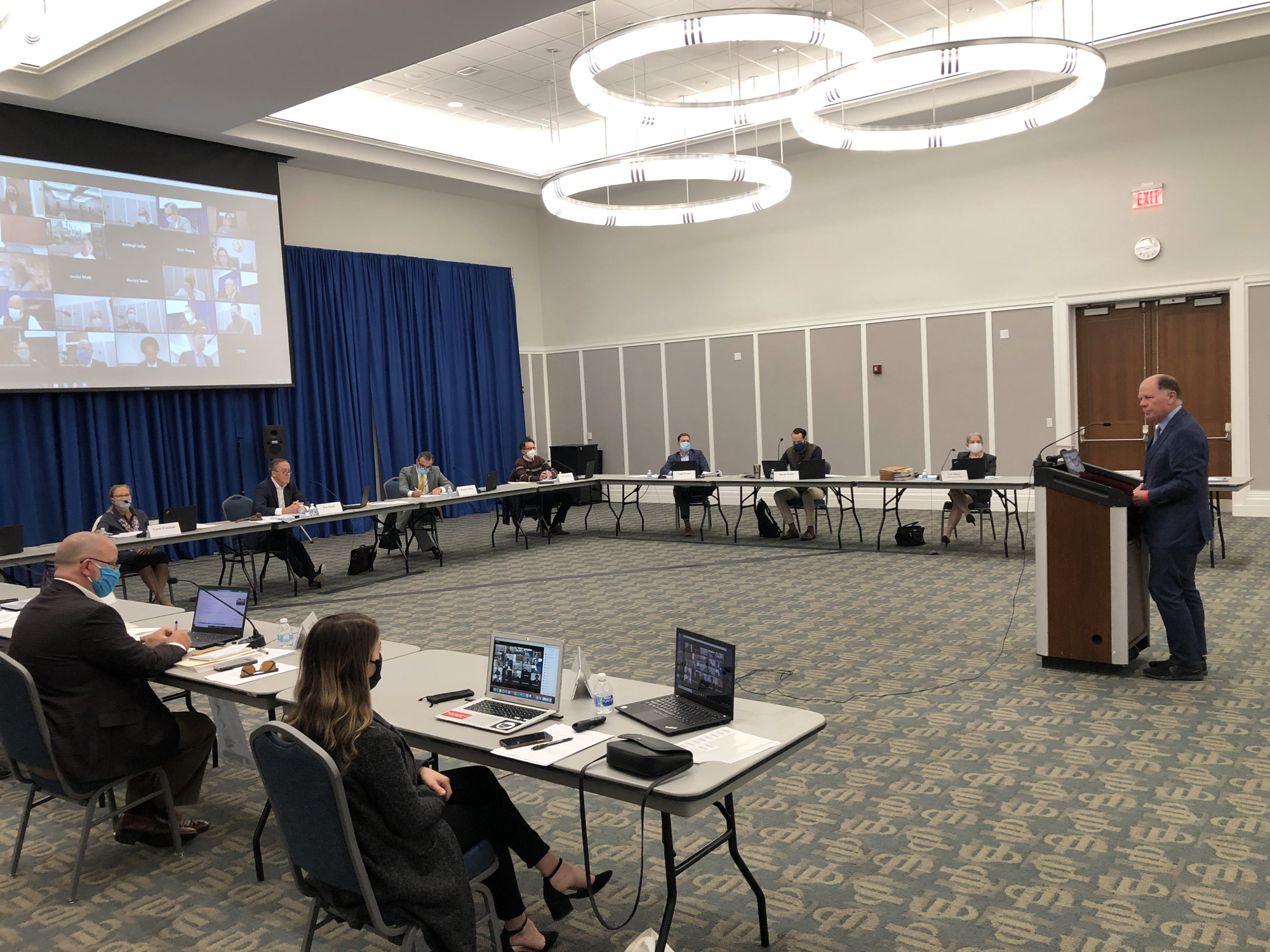 The Downtown Investment Authority met for met for four hours at the Main Library Downtown to discuss and debate the $245.3 million city incentives package and contract for Lot J.