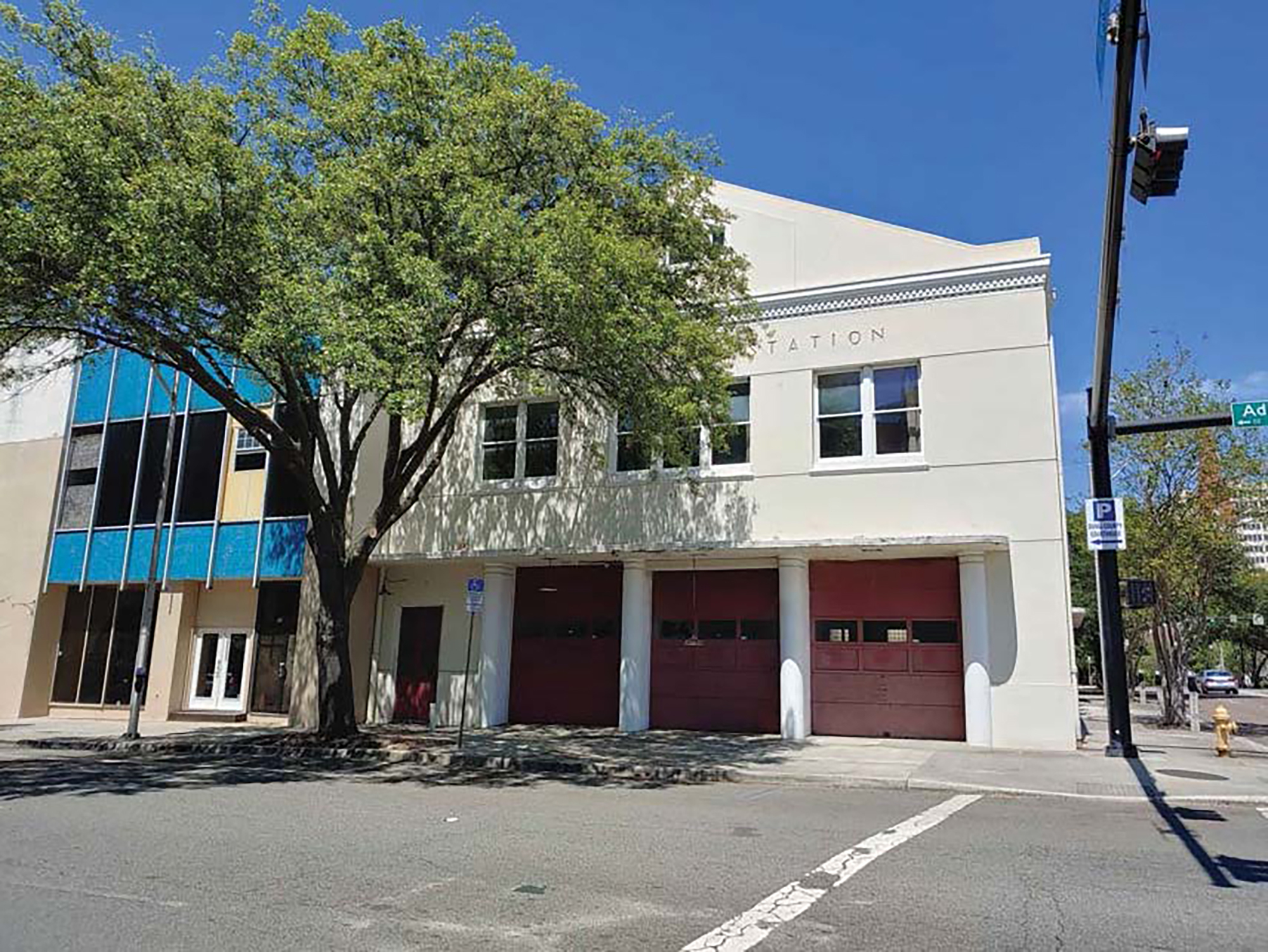 The Central Fire Station Building at 39 E. Adams St.