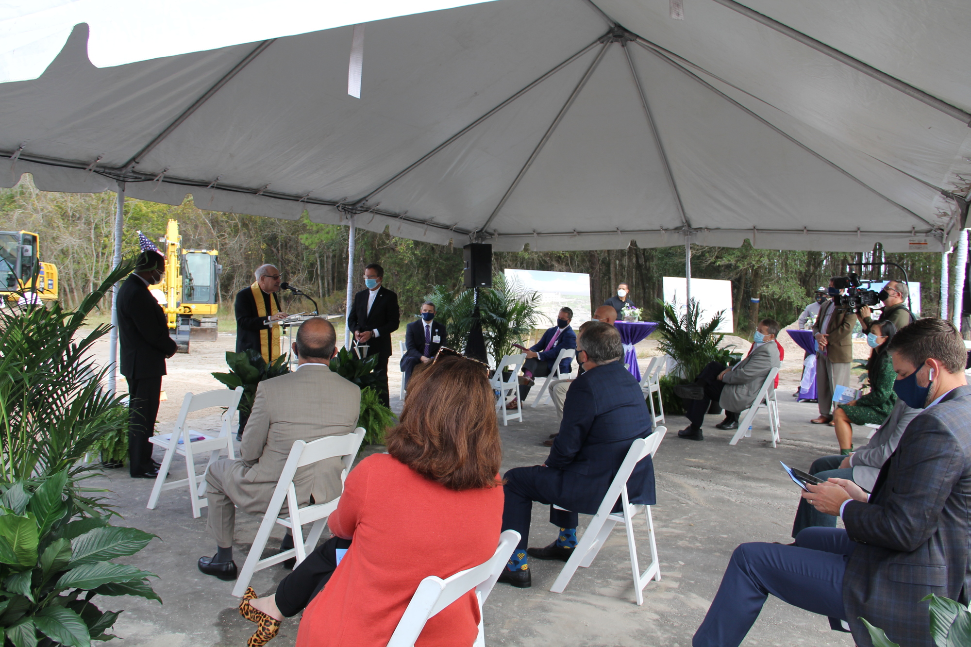 Ceremonies are held Dec. 4 for the  Ascension St. Vincent’s St. Johns County hospital groundbreaking.