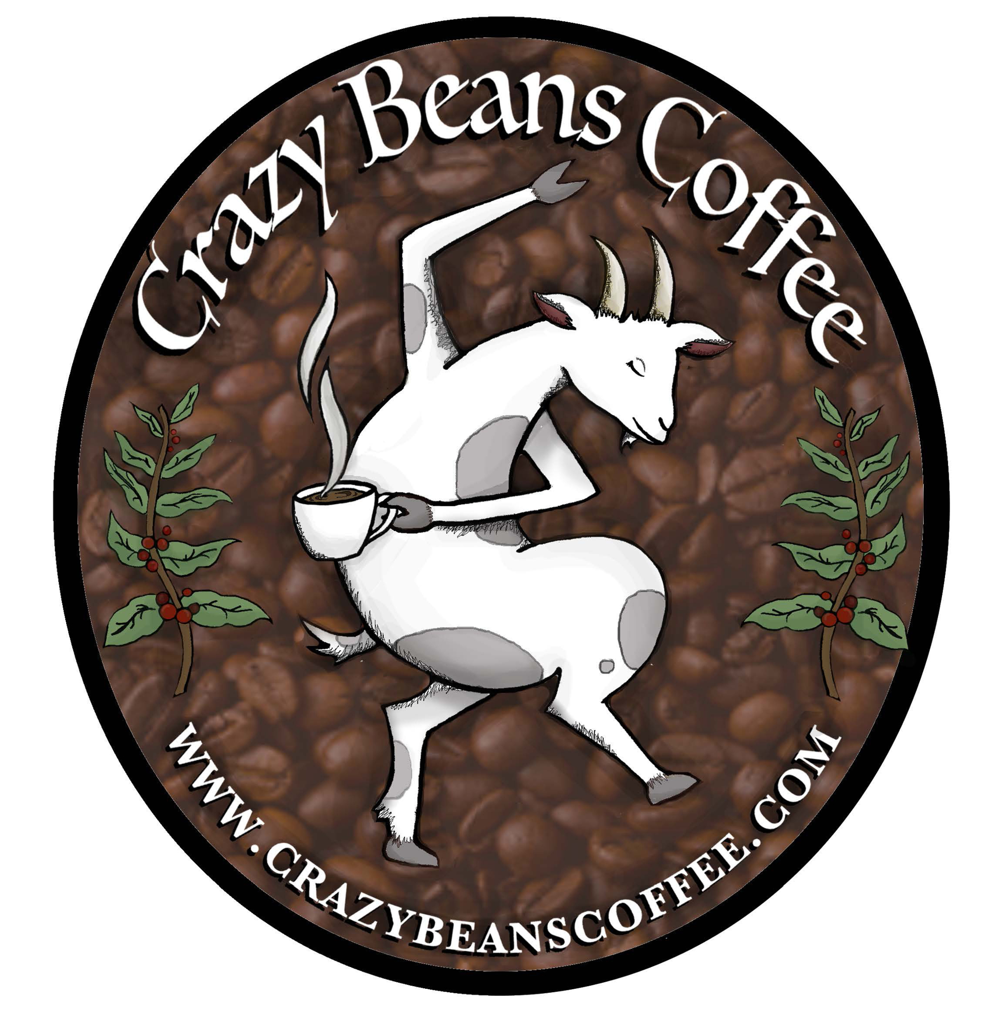 The logo for Crazy Beans Coffee. The company’s first location is in Fleming Island.
