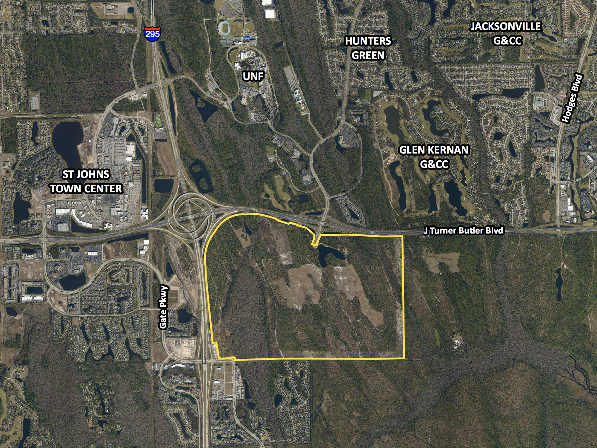 The Southeast Quadrant is near St. Johns Town Center and is south of the University of North Florida.