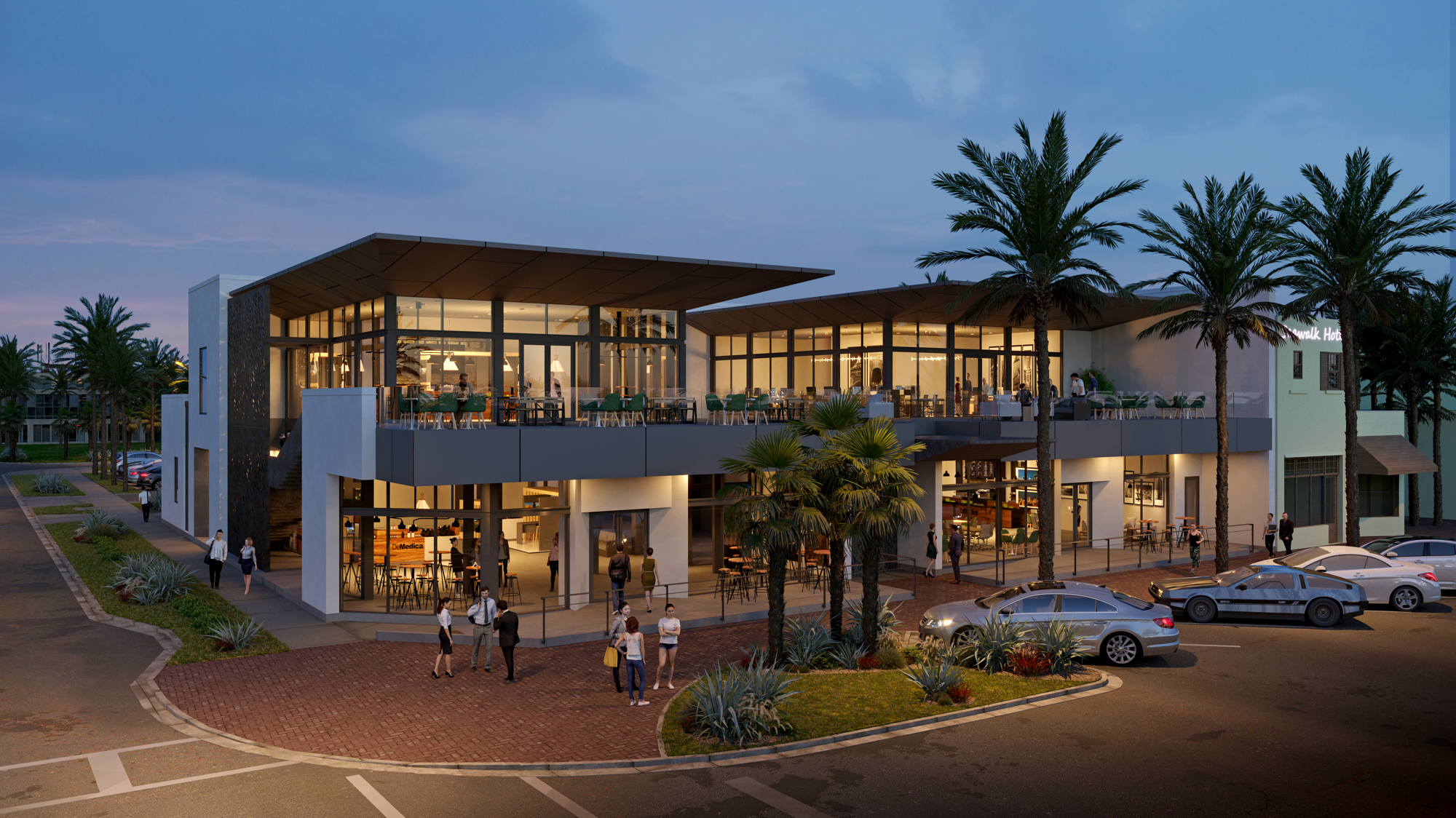 A rendering of Jax Beach Town Center planned at 131 and 127 First Ave. N.