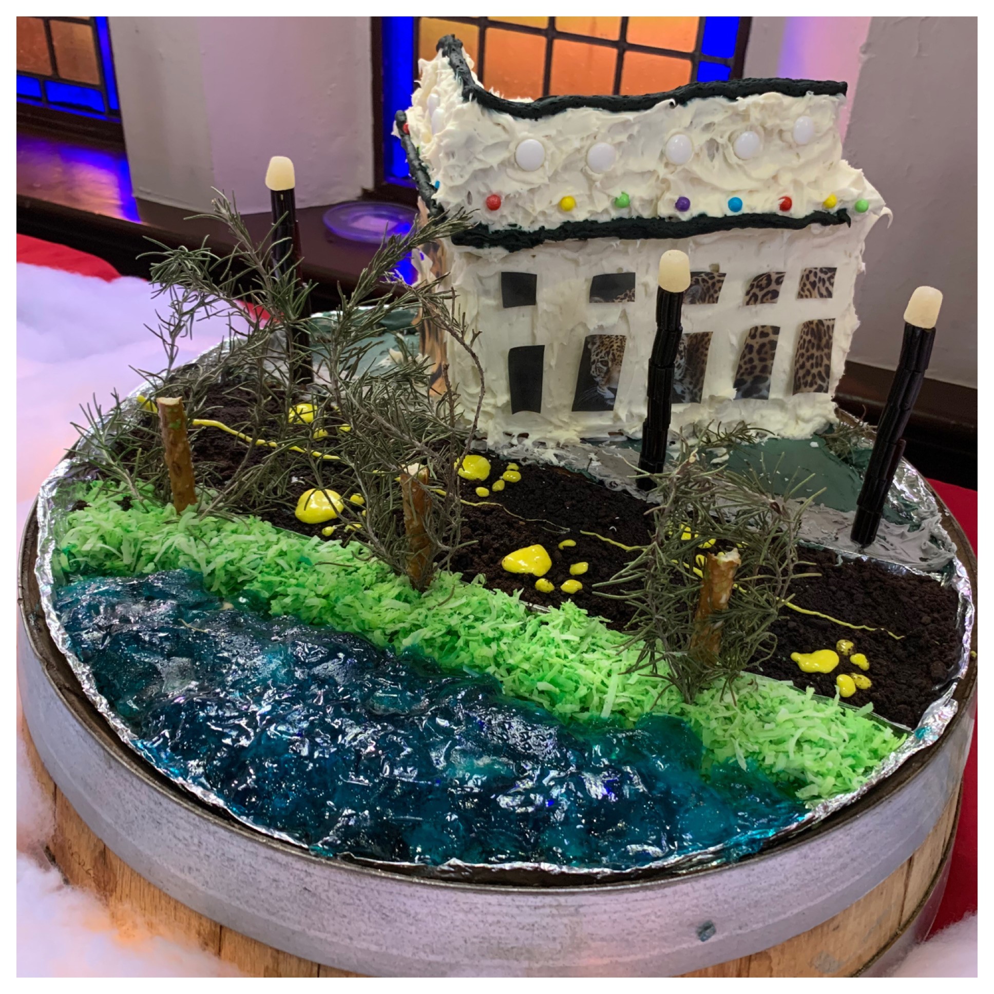 The Downtown Council’s entry in the Jacksonville Historical Society’s 2020 Gingerbread House Contest won the People’s Choice Award.