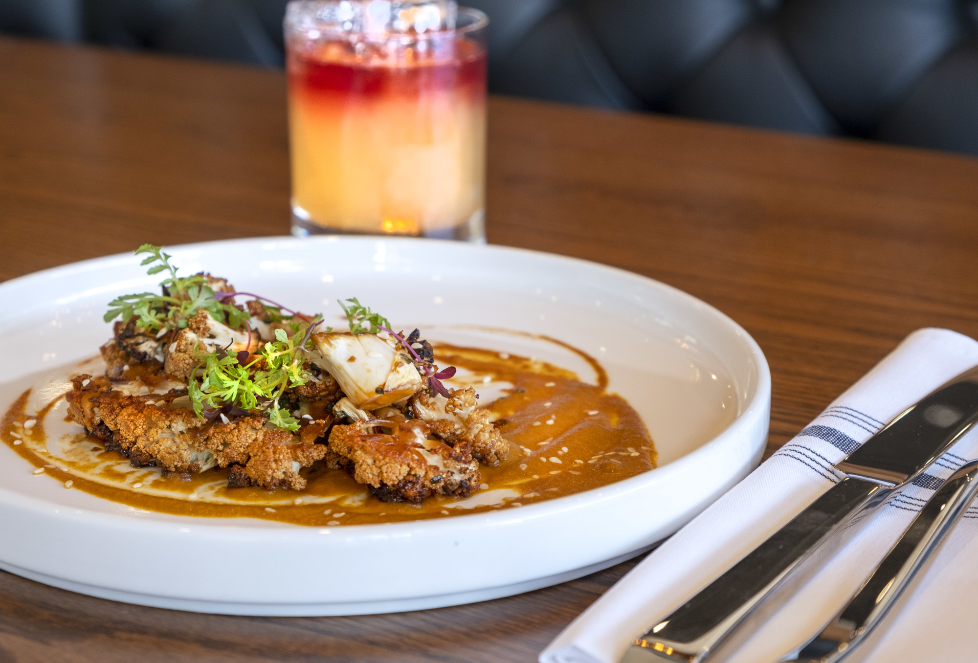 Roasted Cauliflower at Ember & Iron.