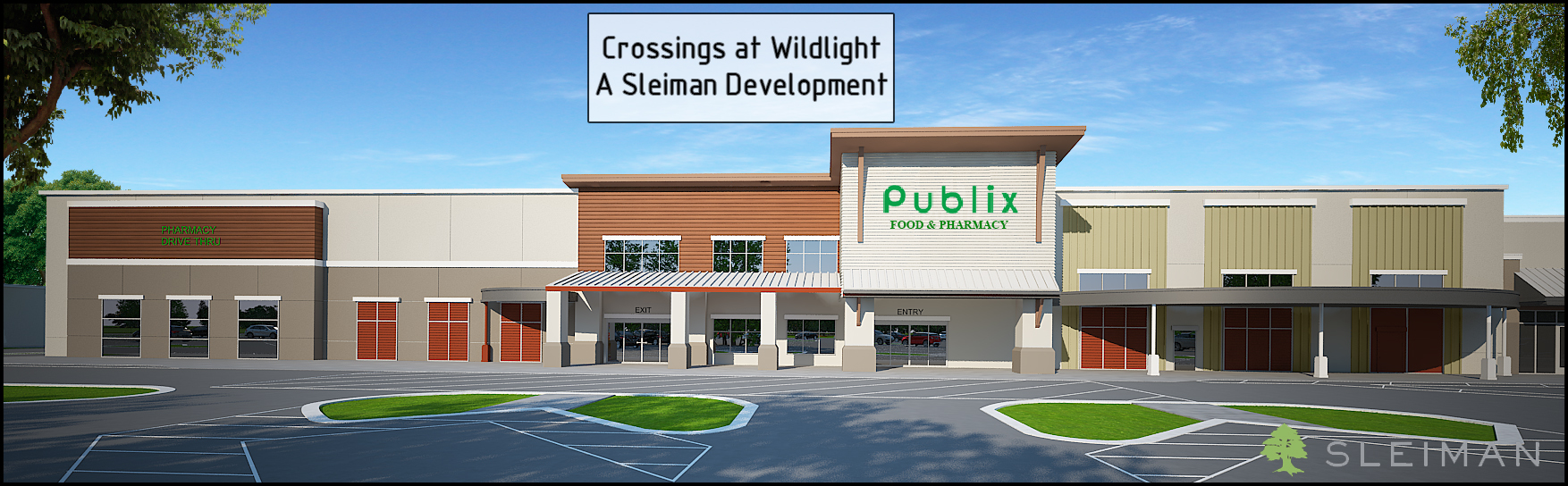 The Publix will be 48,387 square feet.