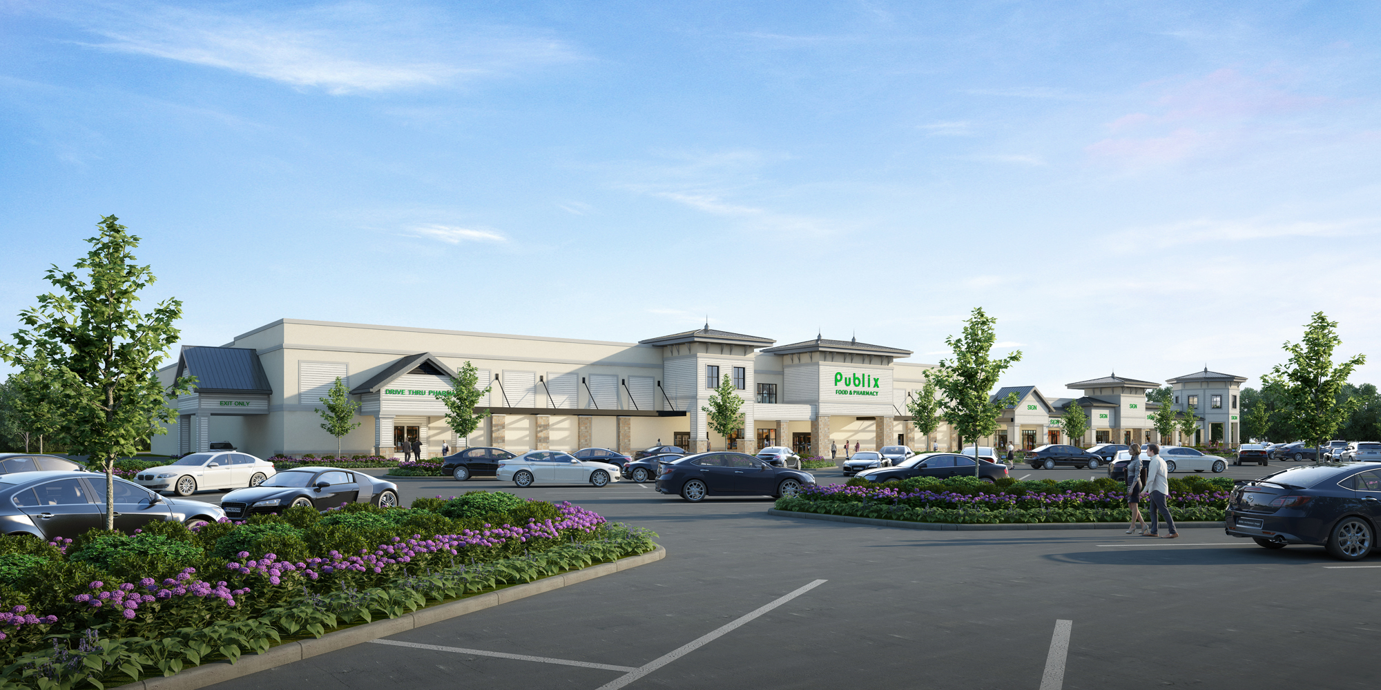PEBB and Falcone also are developing a 65,000-square-foot center along County Road 210. It will include a Publix and other retail spaces.