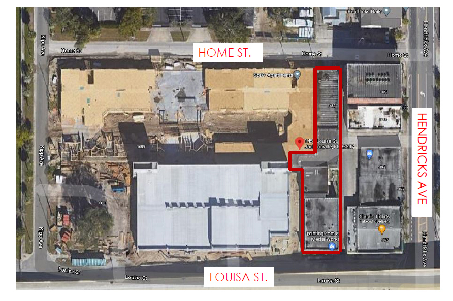Concealment Express plans to renovate a two-story brick and stucco building at 1451 Louisa St.