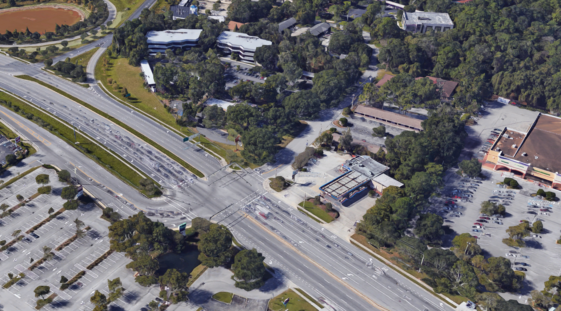 Whataburger could open at this 1.42-acre site at 10600 San Jose Blvd. (Google)