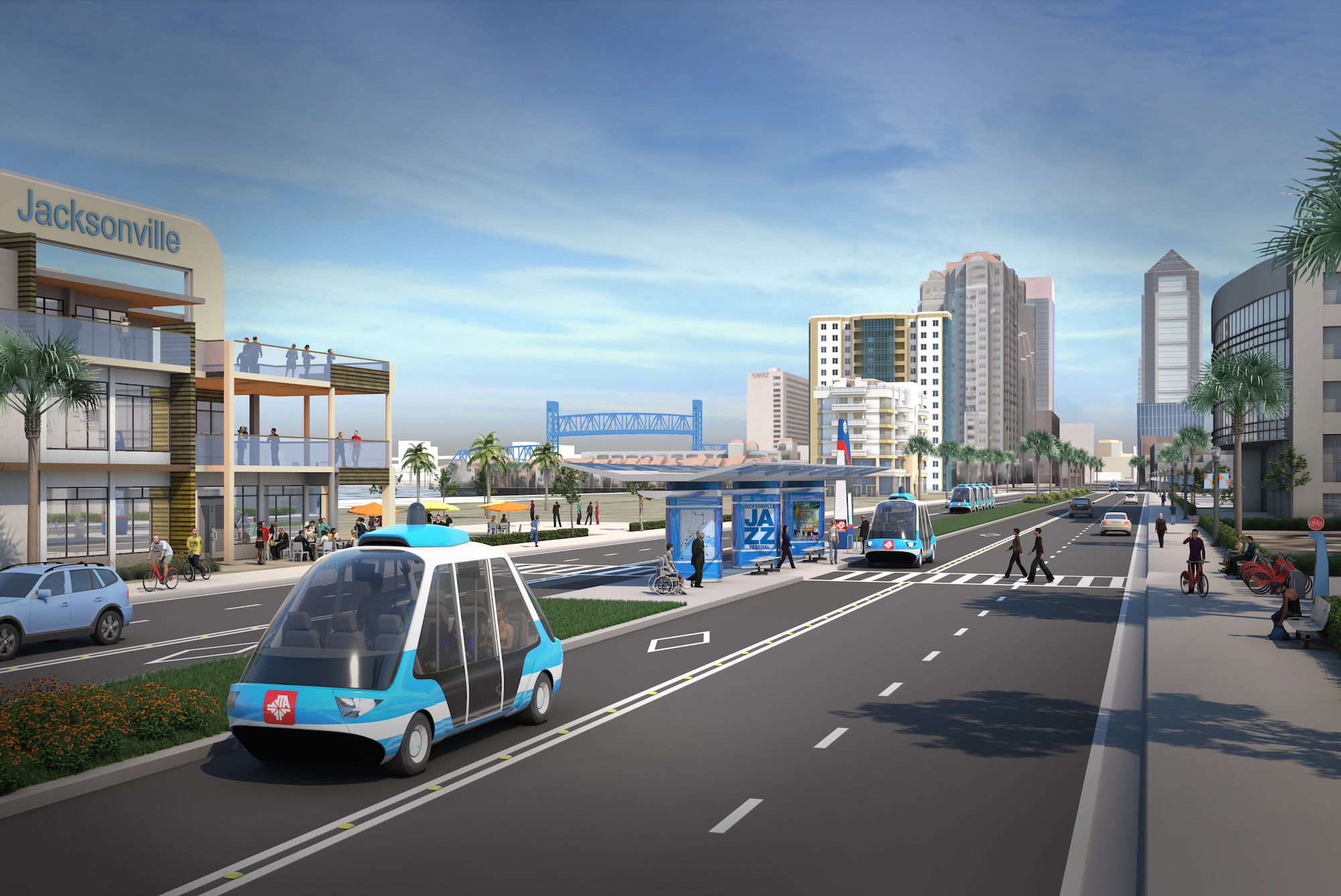 Gas tax revenue will be used to convert the Skyway’s existing elevated monorail track into a roadway for autonomous vehicles.