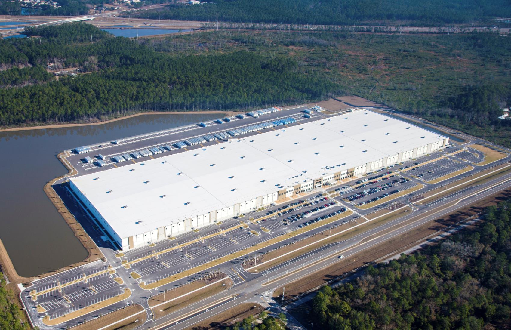 Amazon's 1 million-square-foot fulfillment center in AllianceFlorida that opened in October 2017 at 13333 103rd St.