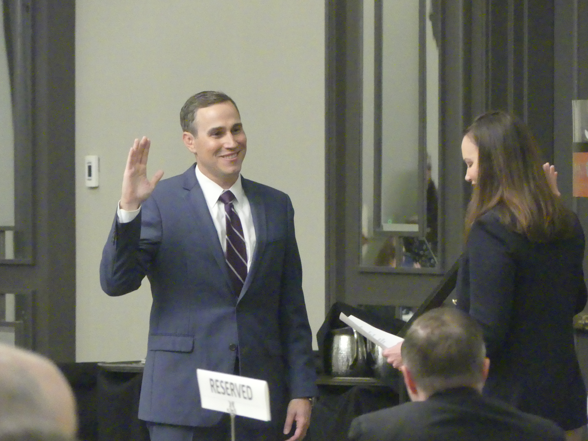 State Attorney General Ashley Moody swore in Michael Fox Orr, managing partner at Orr|Cook, as president of the Jacksonville Bar Association for 2021-22.