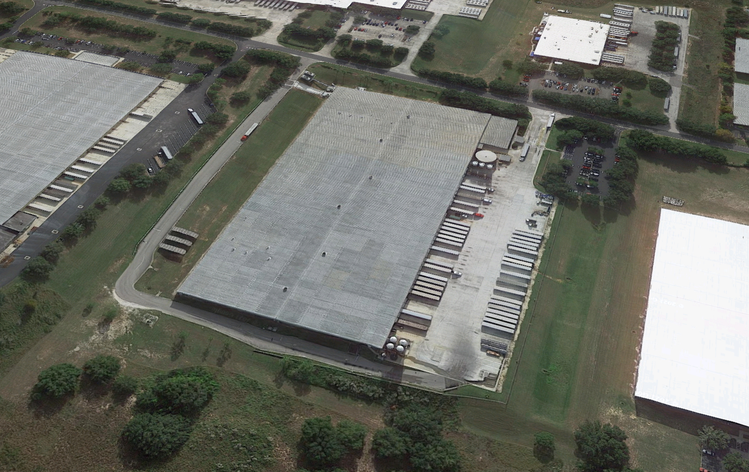 An aerial view of the Niagara Bottling facility in Groveland, about 30 miles west of Orlando.