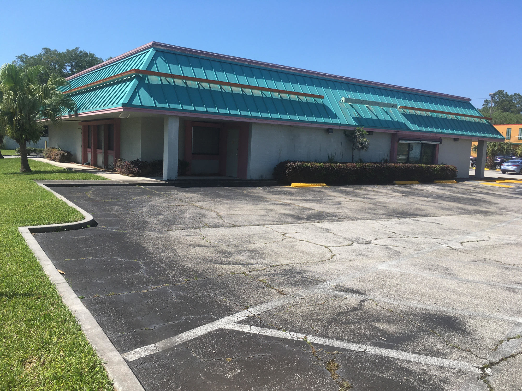 The former Village Inn restaurant at at 10140 San Jose Blvd.