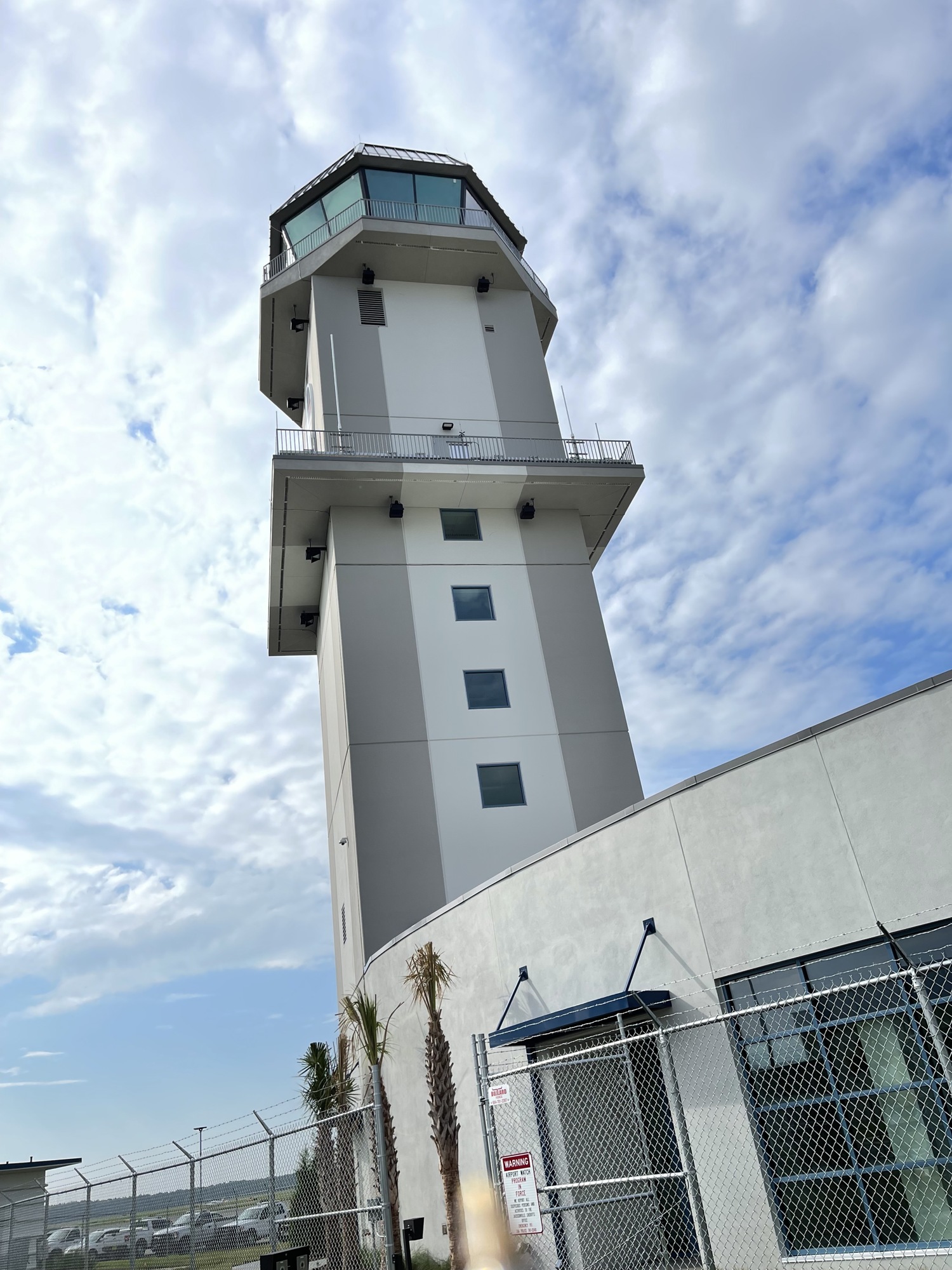 The Cecil Spaceport's  126-foot air traffic control tower.