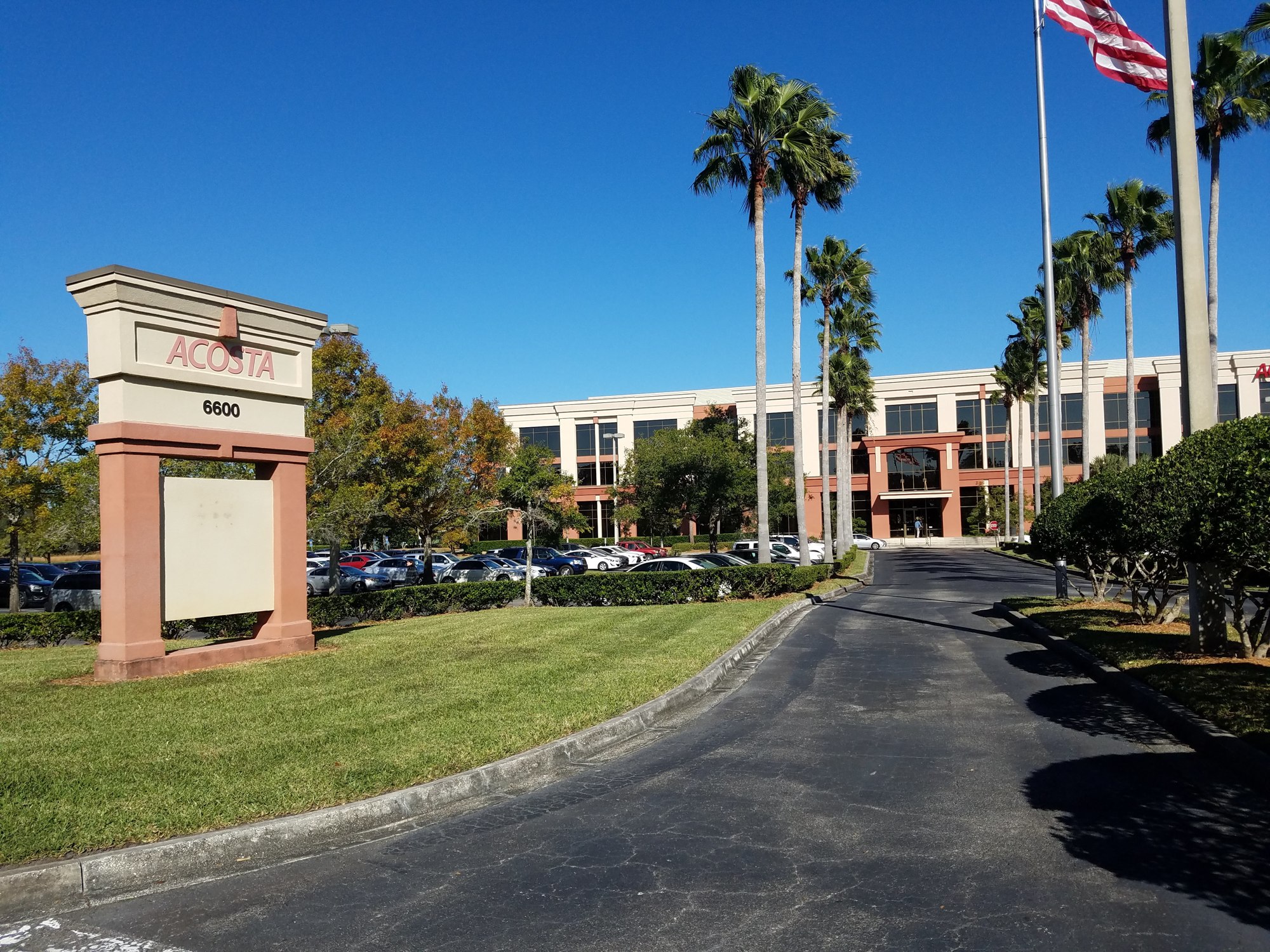 Acosta has more than 100 offices and 20,000 employees, including 500 at its Jacksonville headquarters at 6600 Corporate Center Parkway in Southpoint.