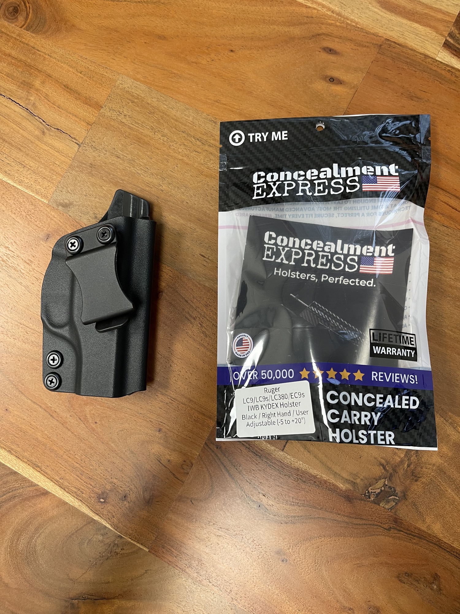 Concealment Express holsters are sold at 1,400 independent stores and 400 big-box retailers, including Academy Sports.