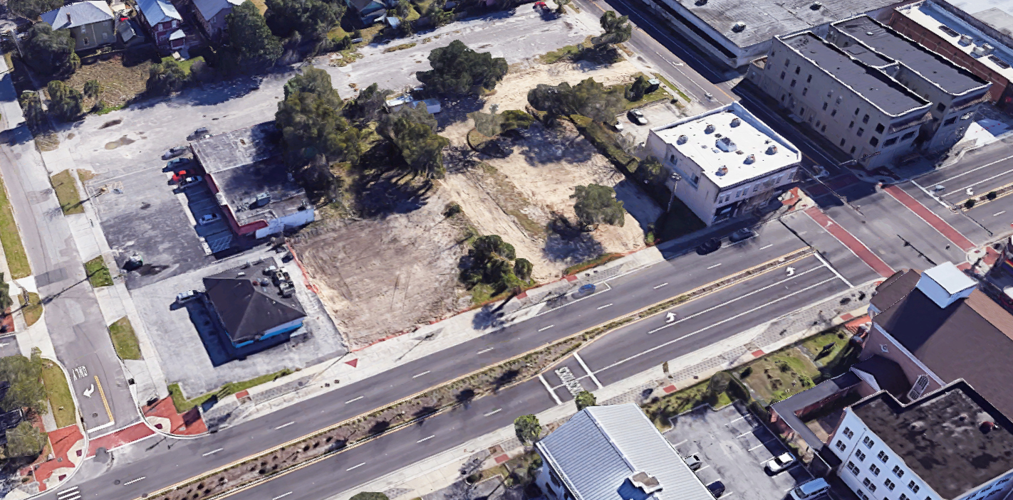 A satellite image of the Alberi site along North Main Street in Springfield. (Google)