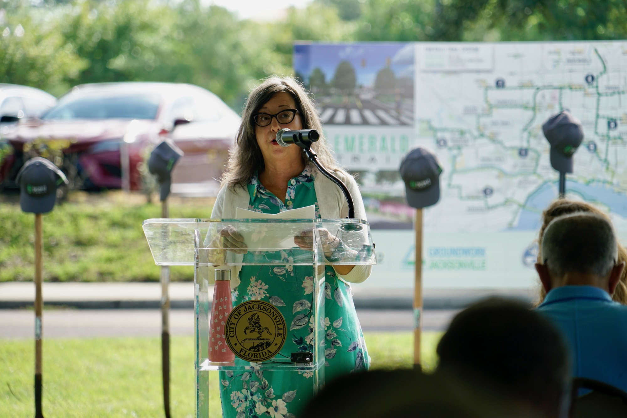 “The Emerald Trail is an historic opportunity,” Groundwork Jacksonville CEO Kay Ehas said at the groundbreaking Aug. 24.