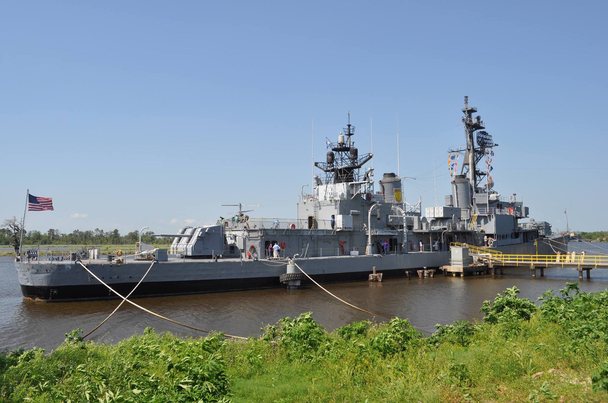 The USS Orleck opened as a naval museum in Lake Charles, Louisiana, in 2010.