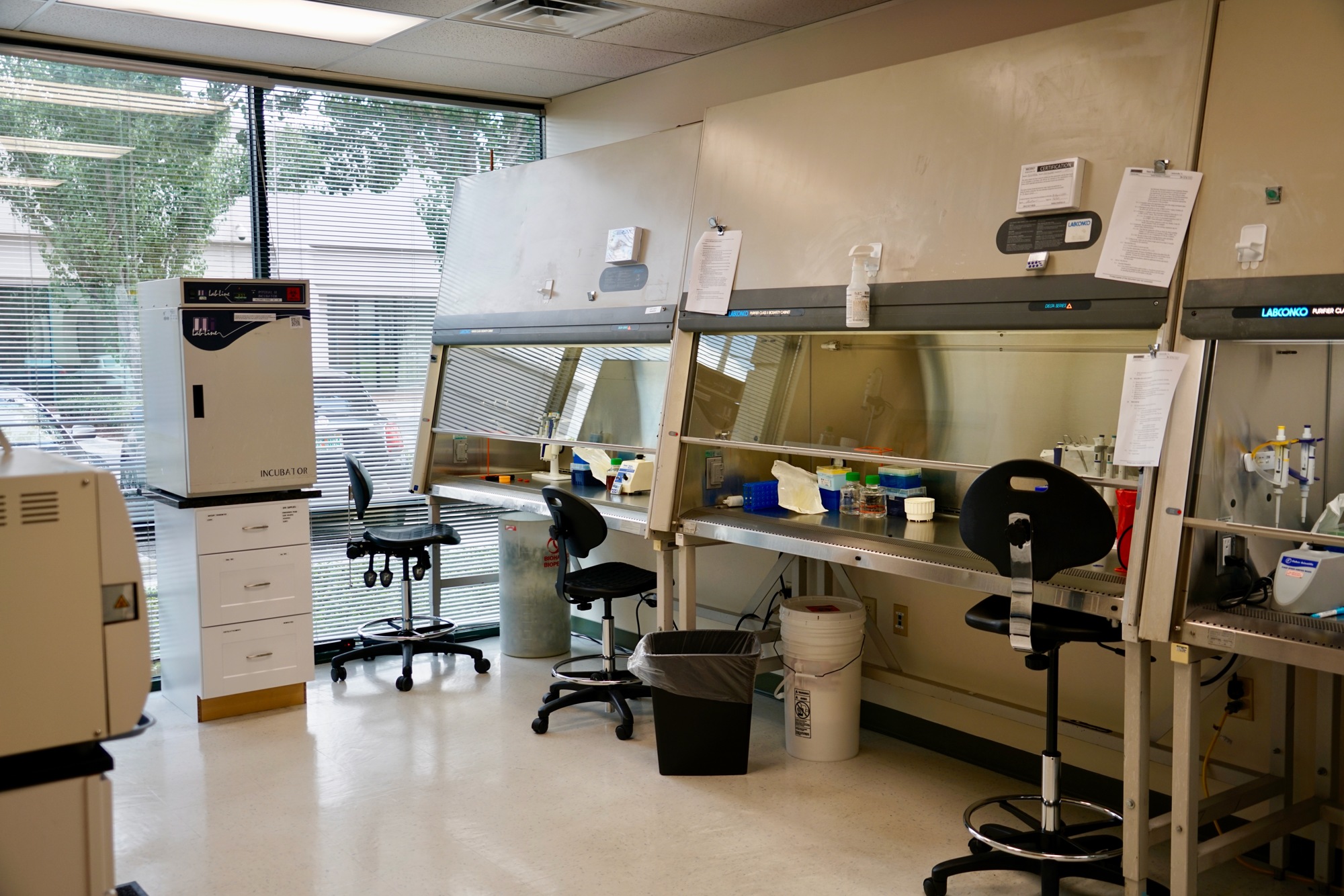 A lab in Next Science’s research and development facility in Deerwood Park where its products are created and tested.