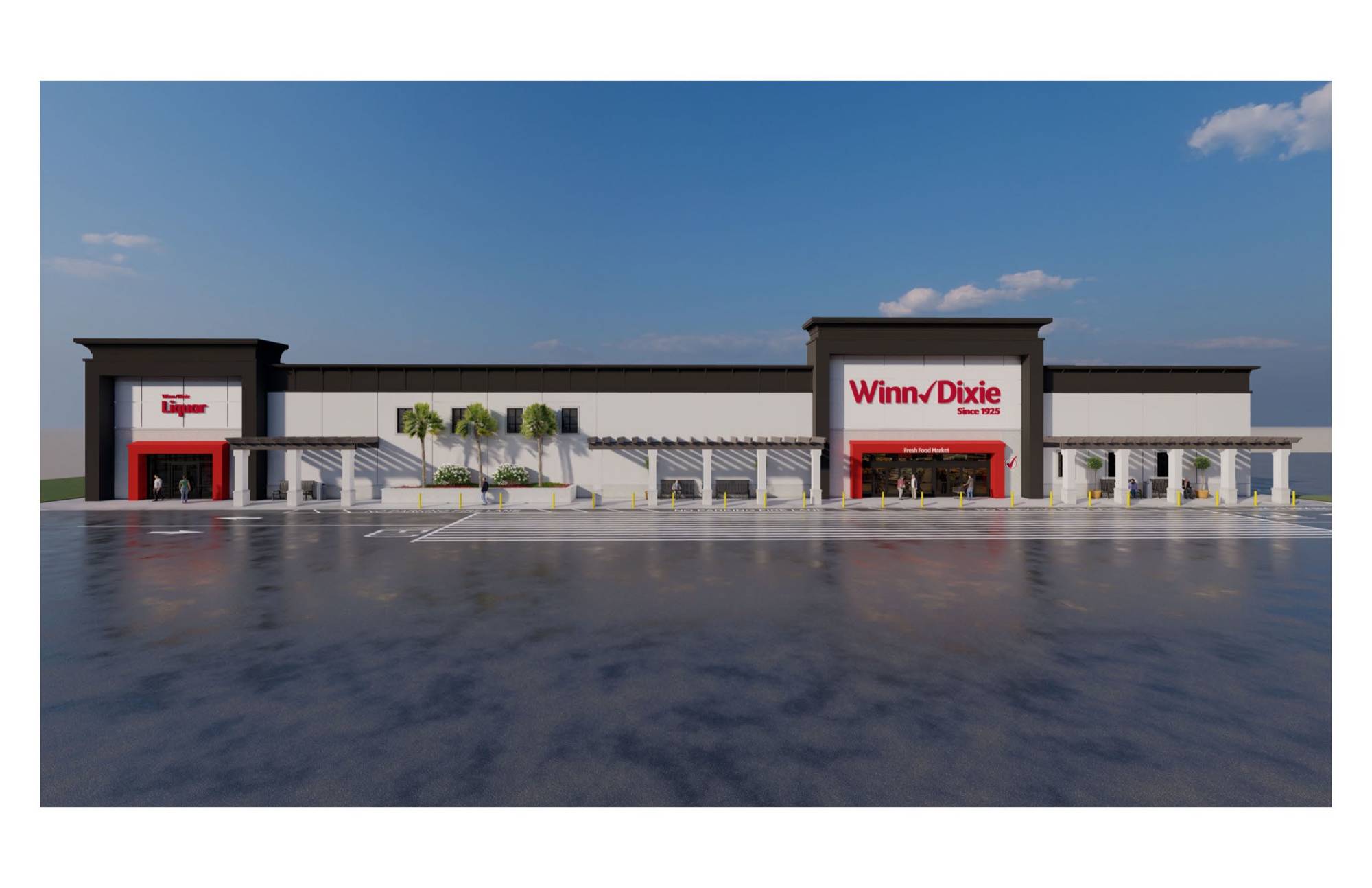 Winn-Dixie intends to open a 41,500-square-foot grocery store and a separate 2,000-square-foot liquor store to anchor the retail project.