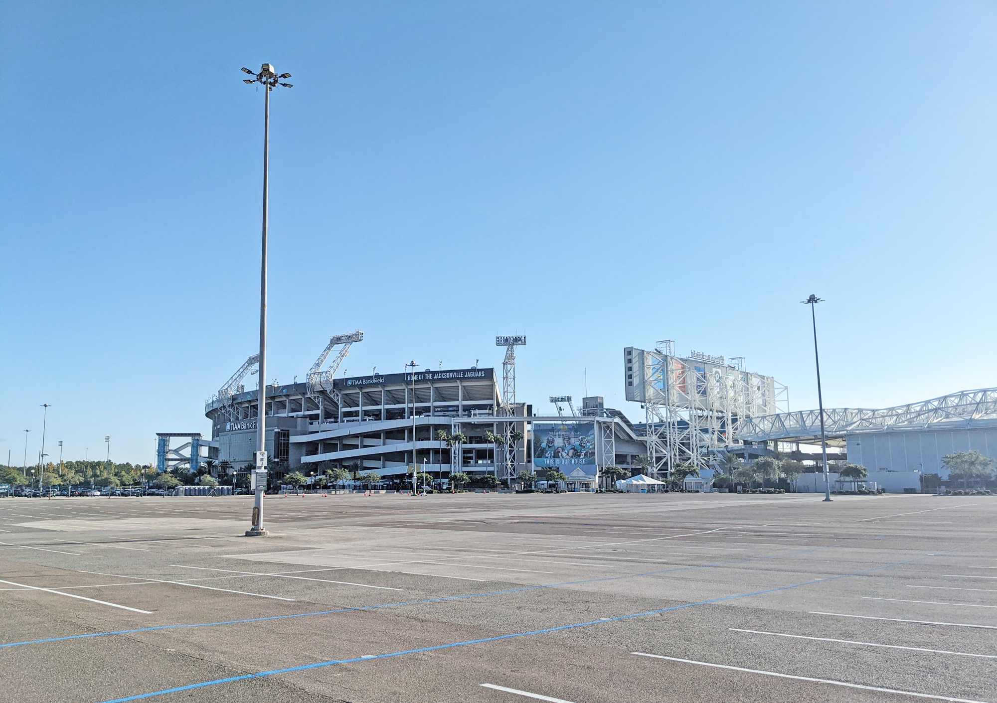 Lot J adjacent to TIAA Bank Field was proposed for a mixed-use development but failed to win city incentives.