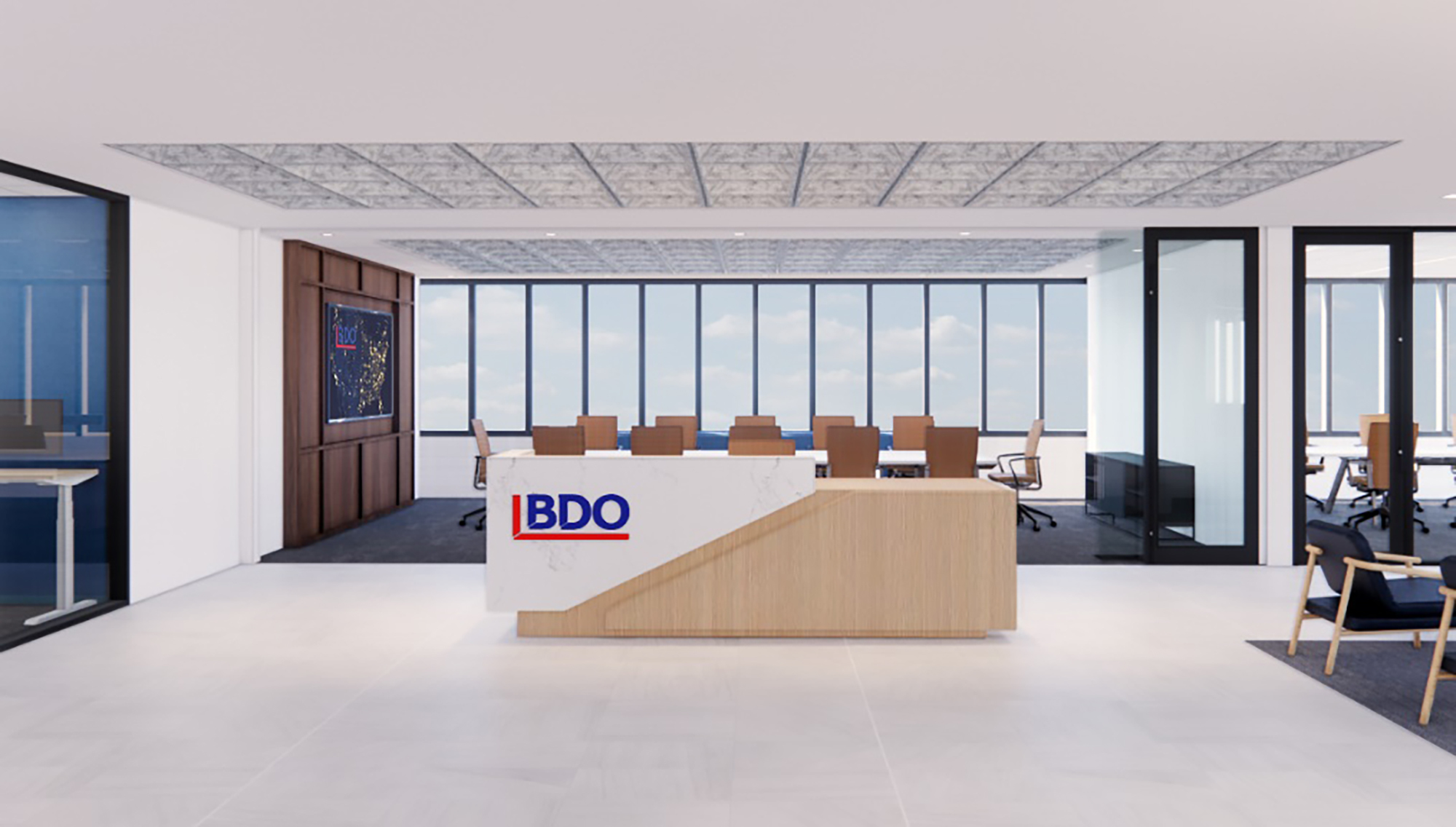 BDO will occupy a full floor at the 28-story Riverplace Tower.
