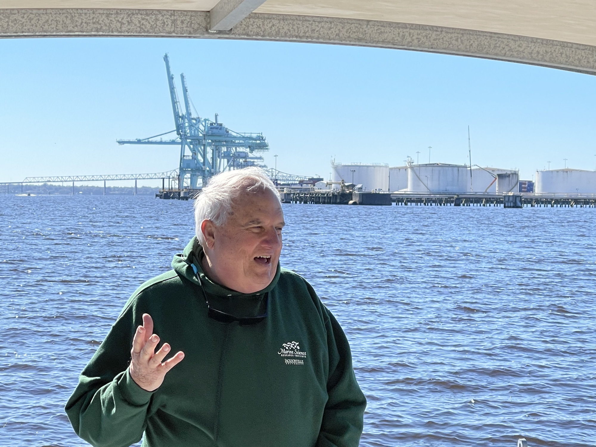 Jacksonville University Professor and Executive Director of the JU Marine Science Research Institute Quinton White speaks about the St. Johns River and the Connected initiative.