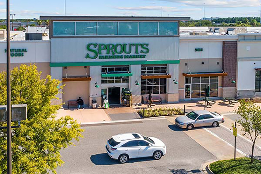 Sprouts Farmers Market is an anchor at The Markets at Town Center.
