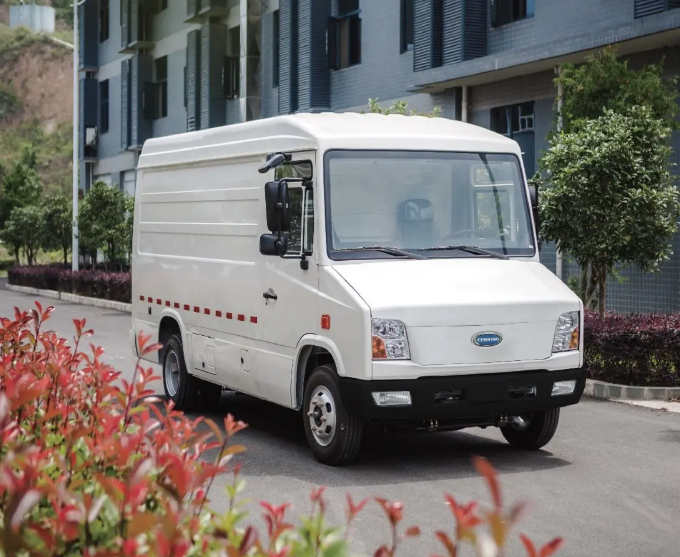 The Cenntro Logistar 400 electric urban delivery vehicle.