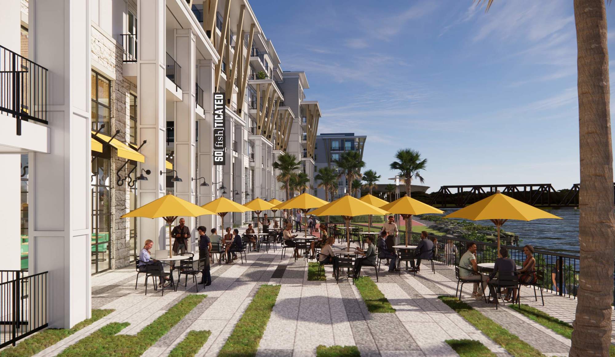 The restaurant planned at One Riverside.