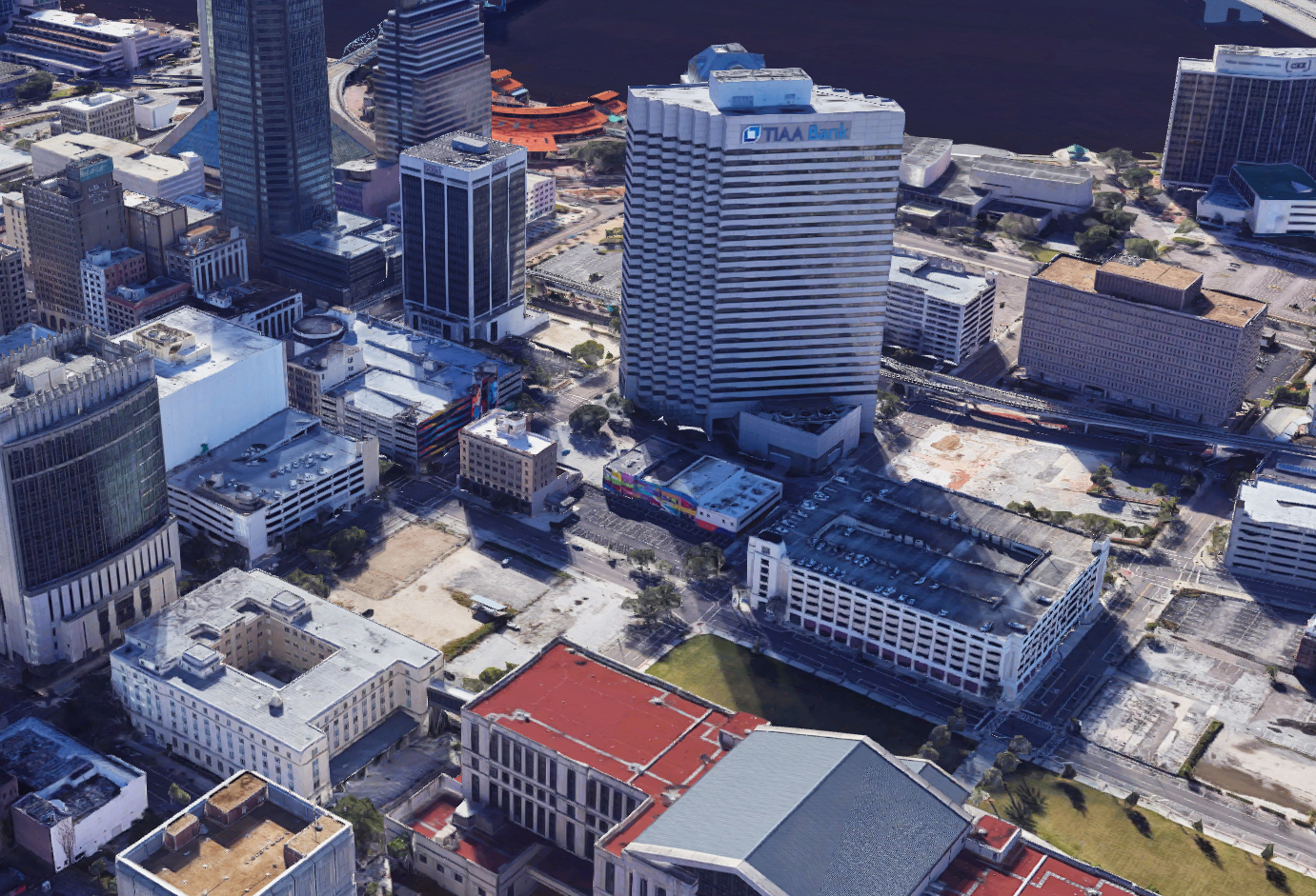 The property is within walking distance to the Duval County Courthouse, the Bryan Simpson United States Courthouse and Jacksonville City Hall.