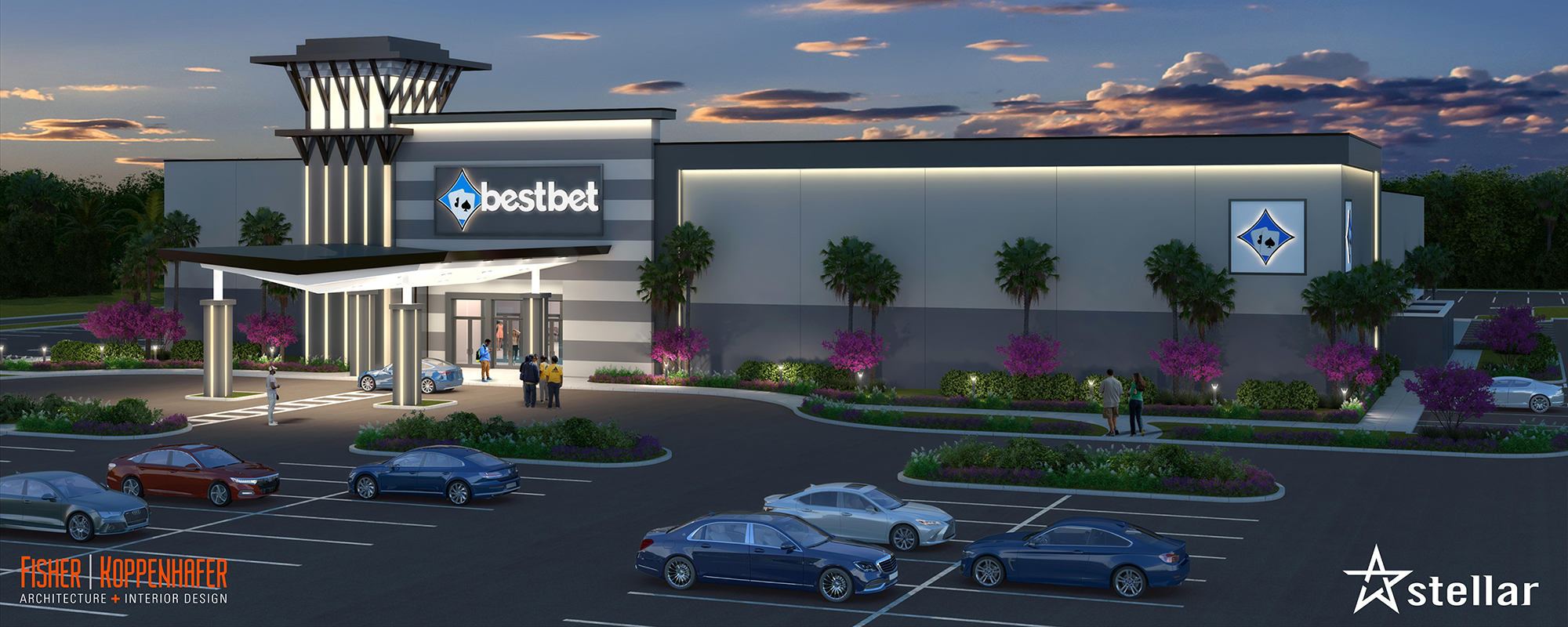 bestbet St. Augustine is planned at 800 Marketplace Drive near Interstate 95 and Florida 207 in St. Johns County.