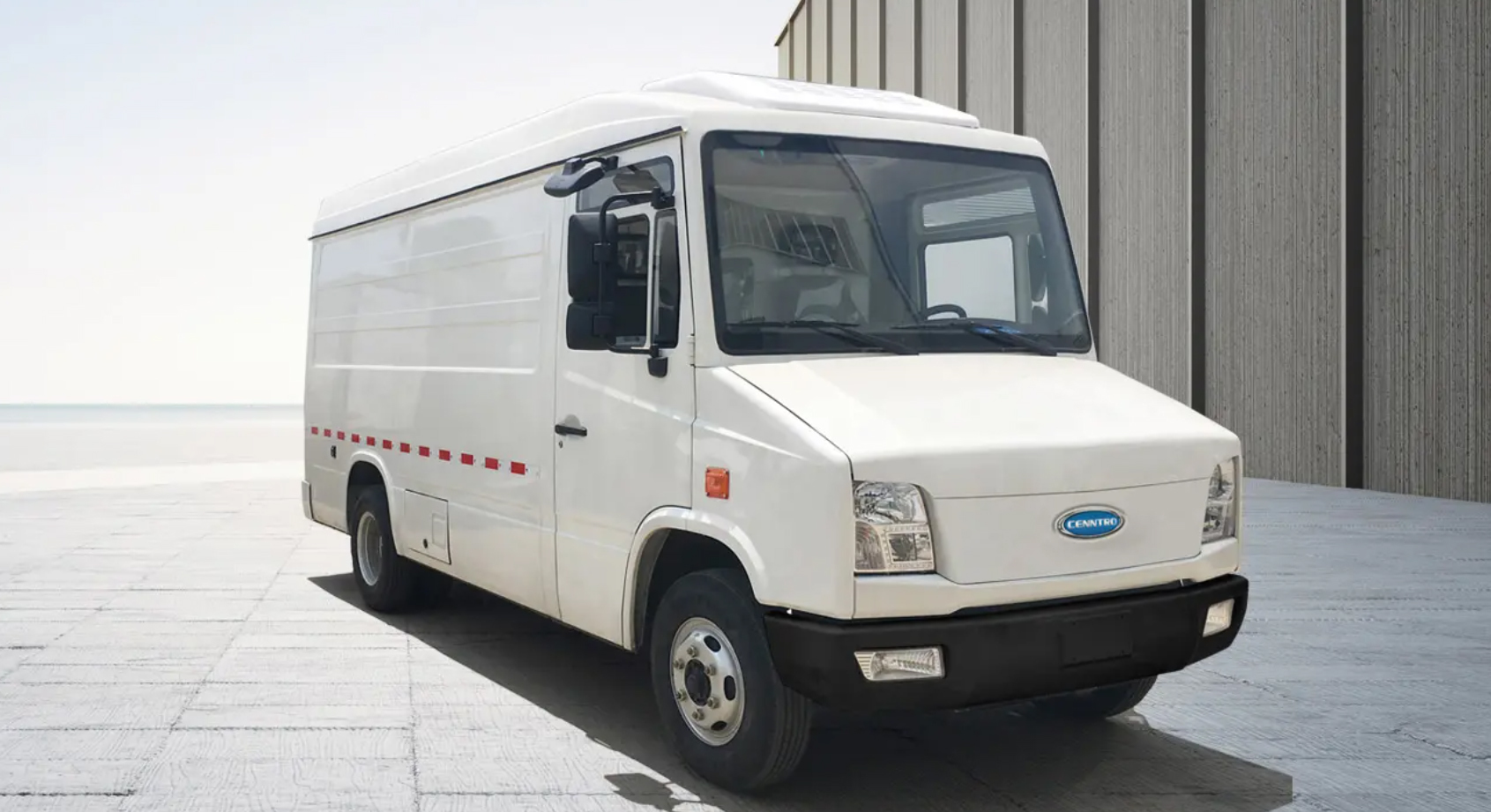 The Cenntro Logistar 400 electric urban delivery vehicle.