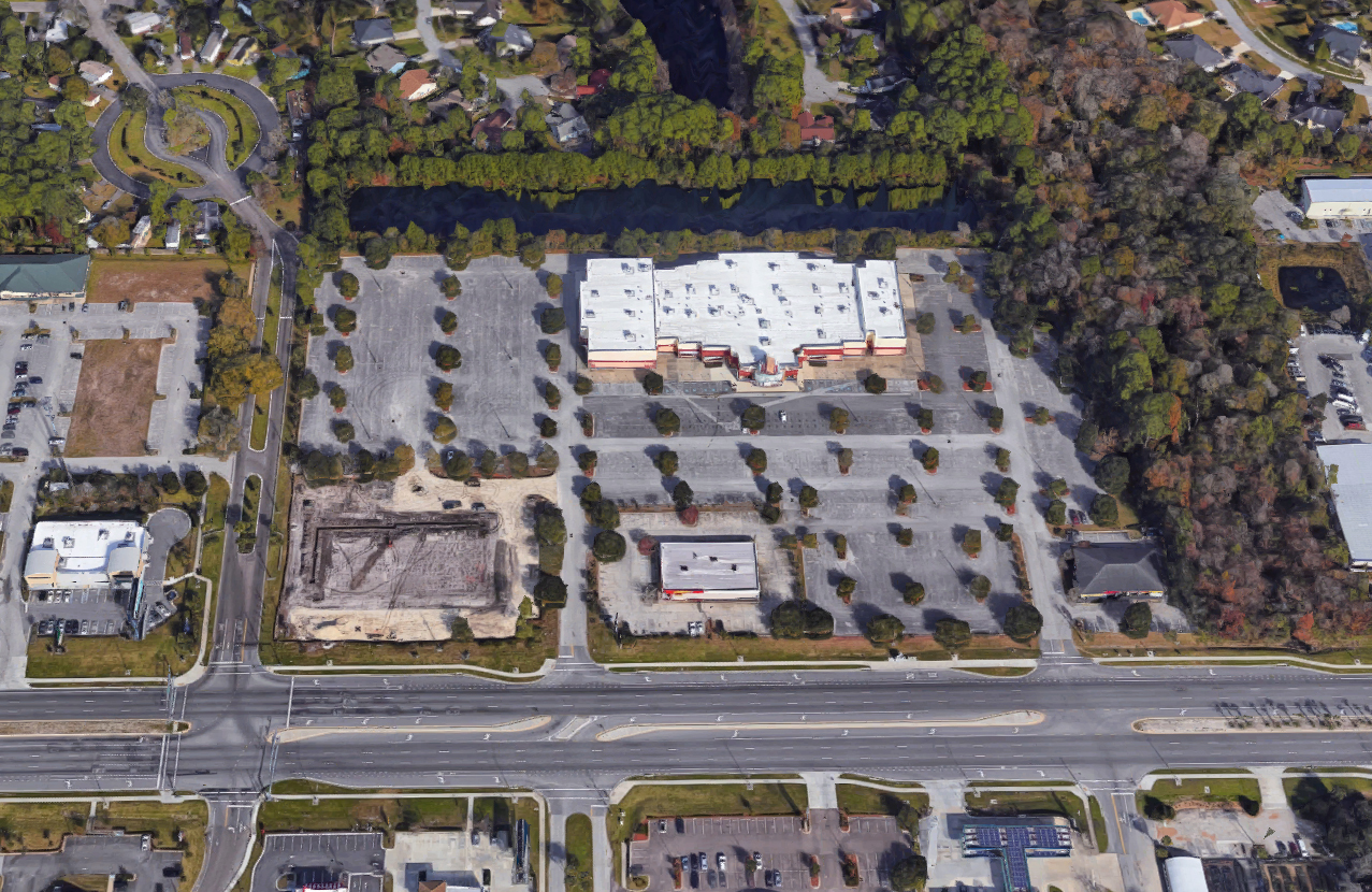 Five apartment buildings, along with the clubhouse, fitness and other structures, are planned at 14051 Beach Blvd.