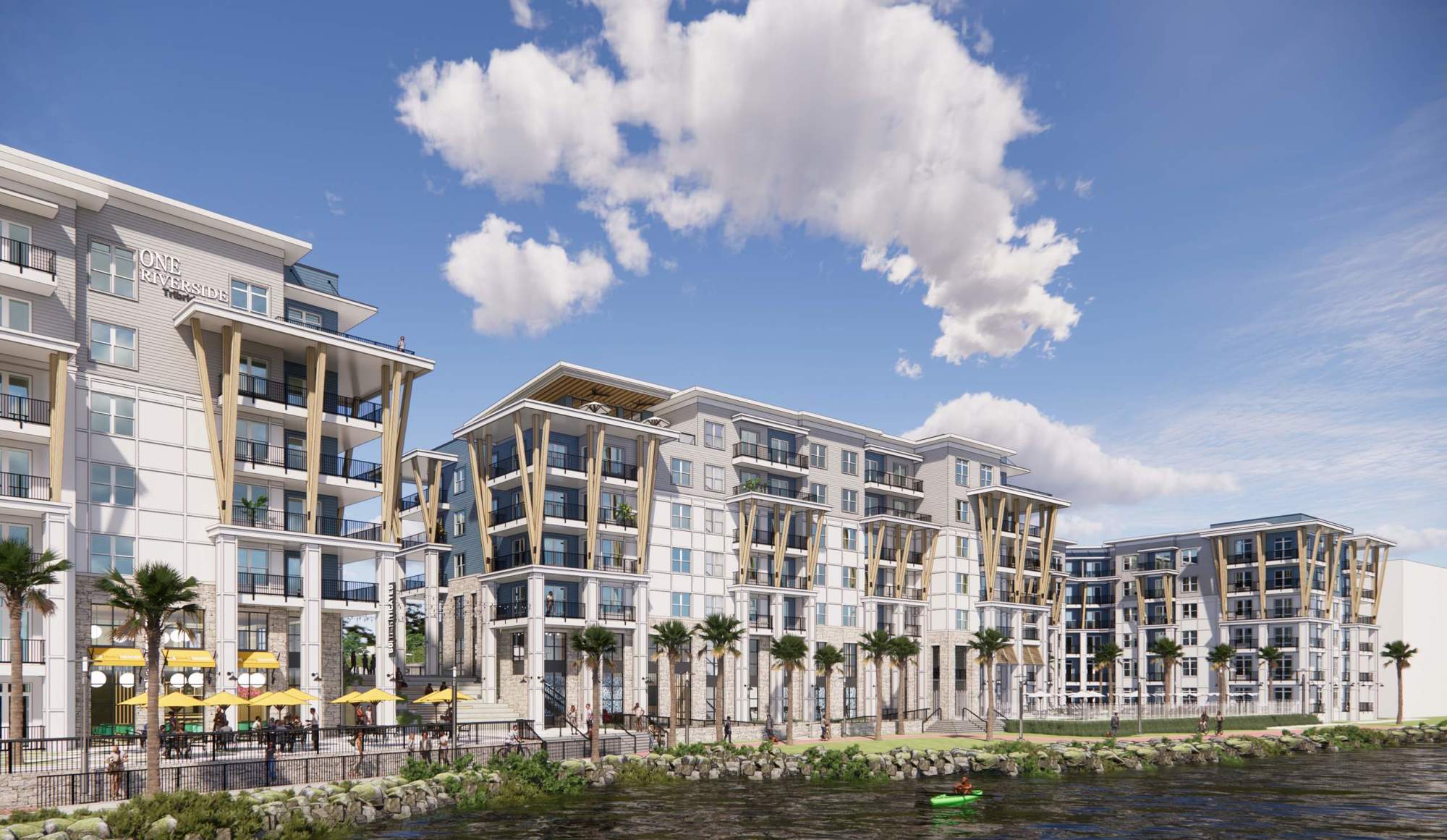 Fuqua Development and partner TriBridge Residential propose a $182.2 million project called One Riverside at the Times-Union site.