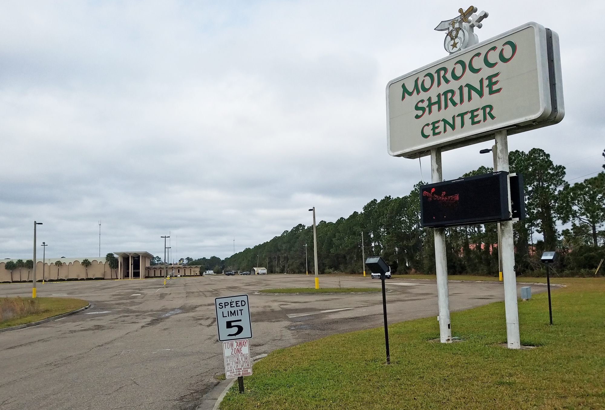 The Shriners sold its 37-acre Morocco Shrine Center property at 3800 St. Johns Bluff Road.