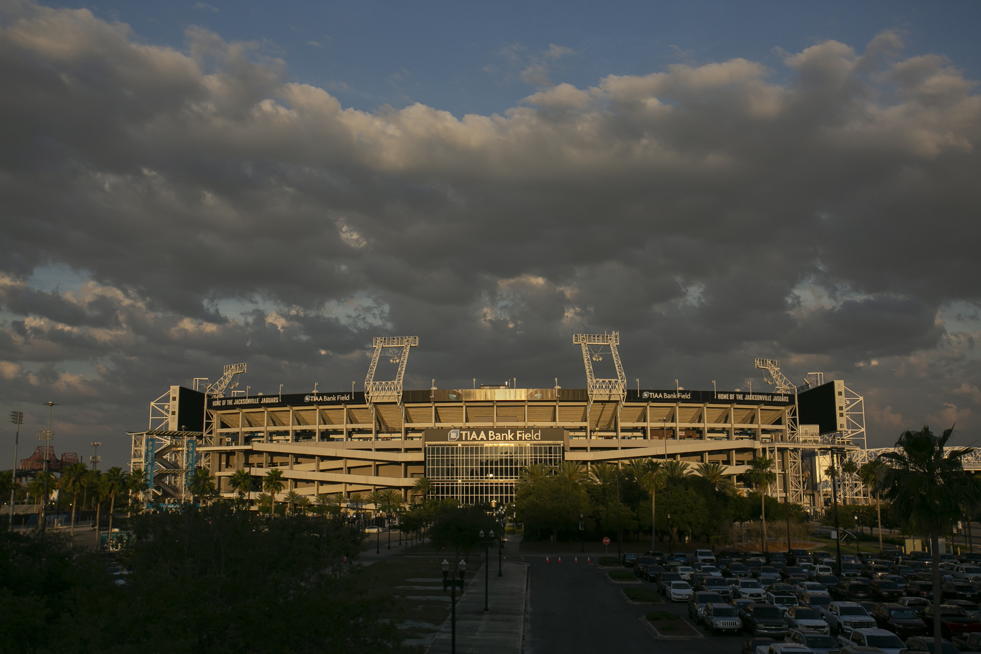 The Jacksonville Jaguars’ lease at city-owned TIAA Bank Field expires in 2030.