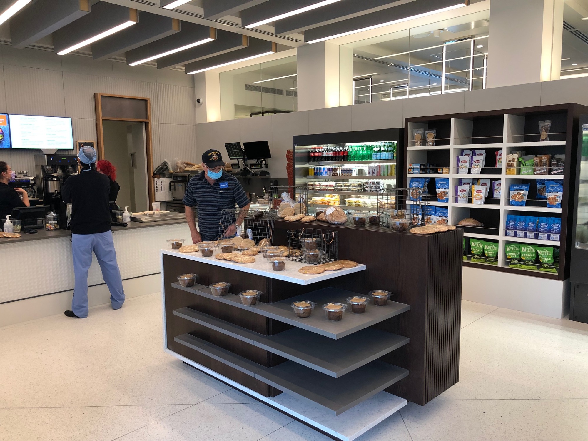 The Zest grab-and-go area opened at the end of November.